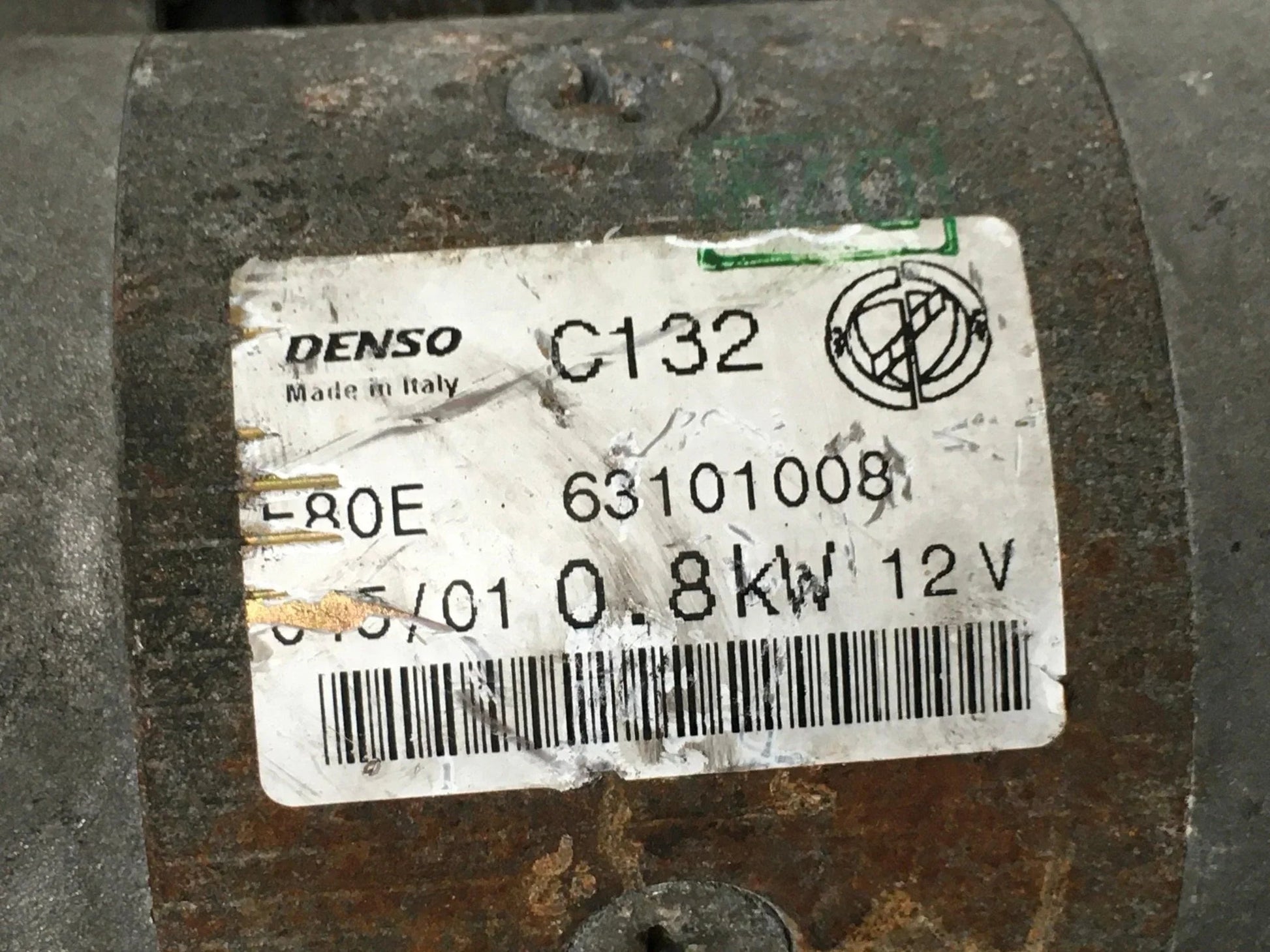 Motor de arranque fiat 63101008