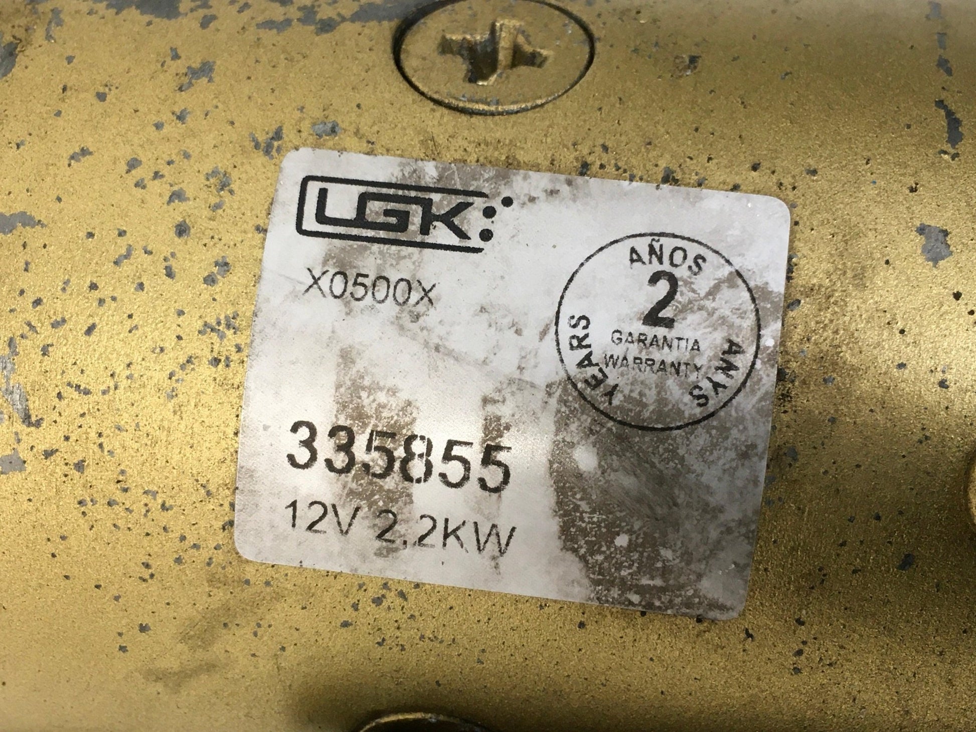 Motor de arranque Kia Hyundai - X0500X