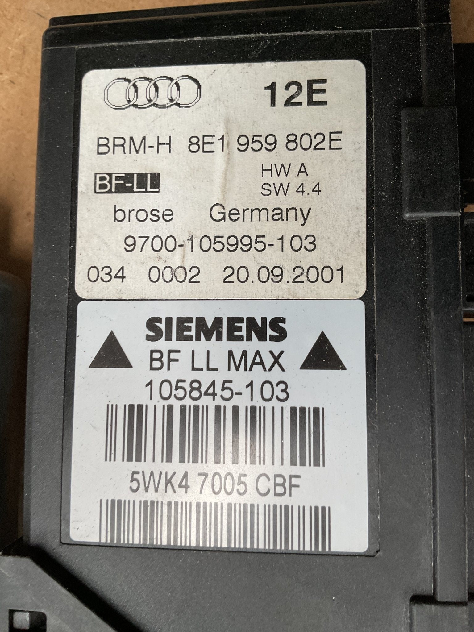 Motor Elevalunas Audi A4 08-15 - 5wk47005cbf