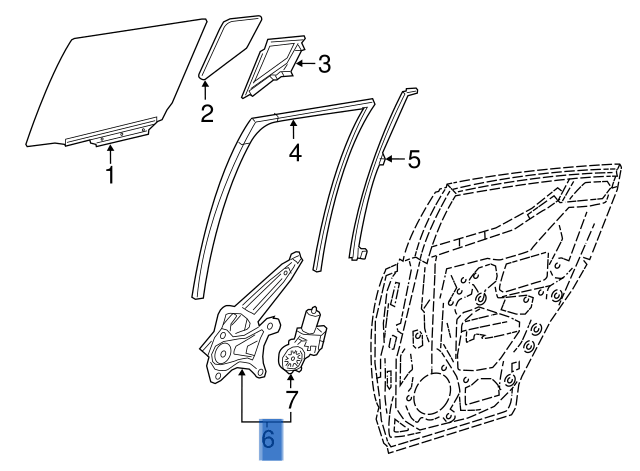 Motor elevalunas tra dcho Toyota C - HR - 69830F4010