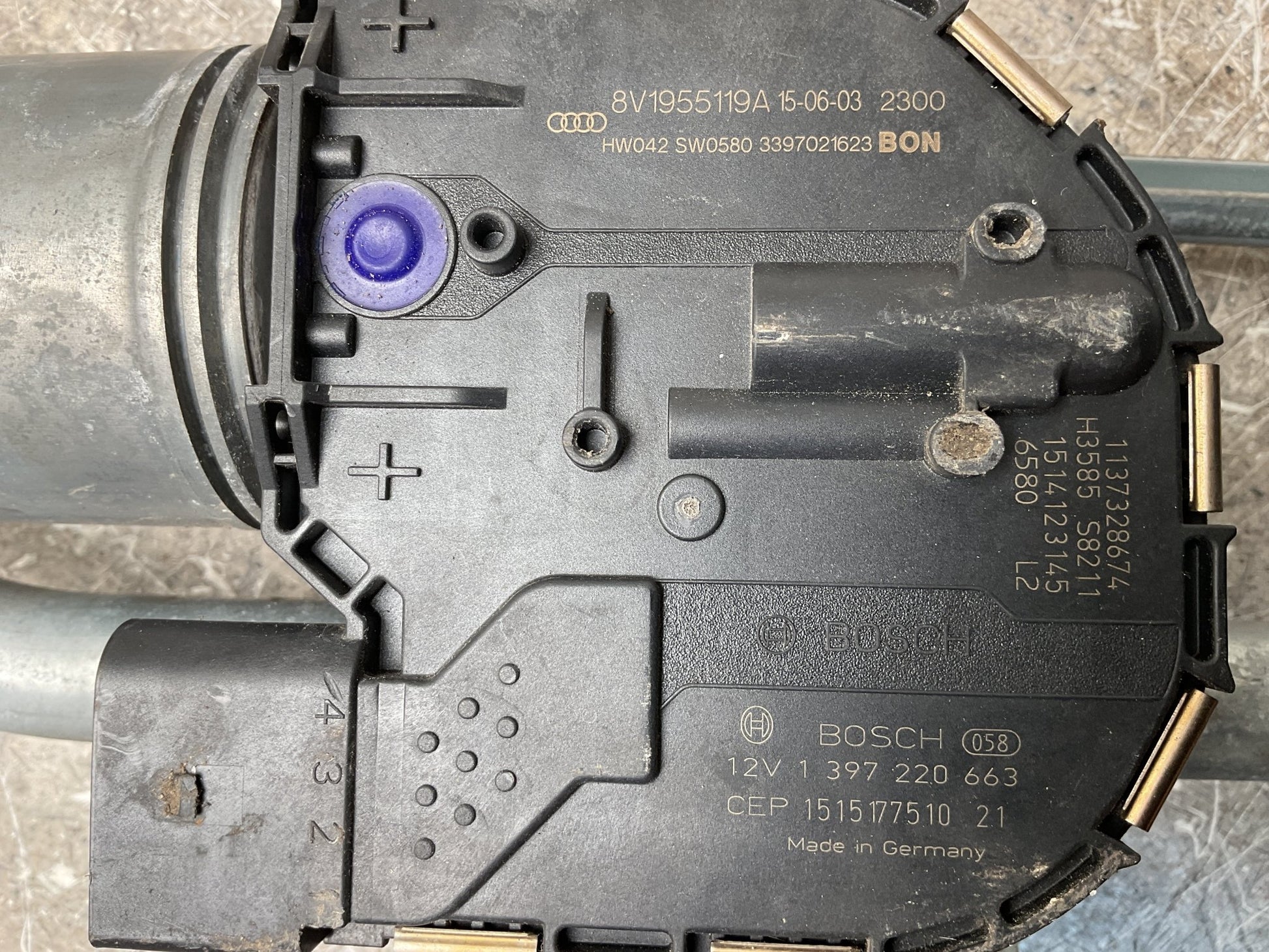 Motor Limpia Audi A3 8V 2012 - 2020 - 8V1955023D _