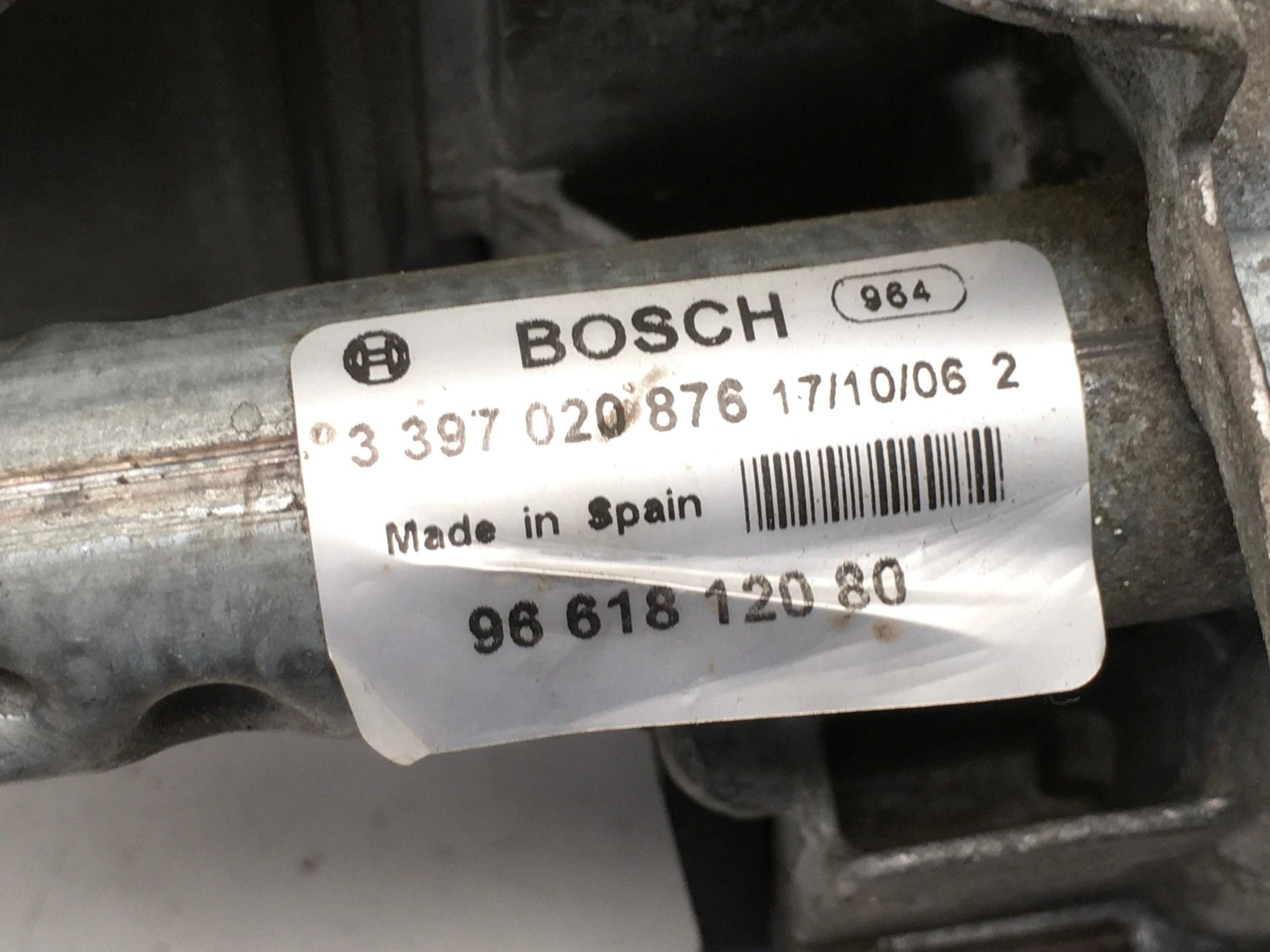 Motor Limpia dcho Peugeot 407 - 9661812080