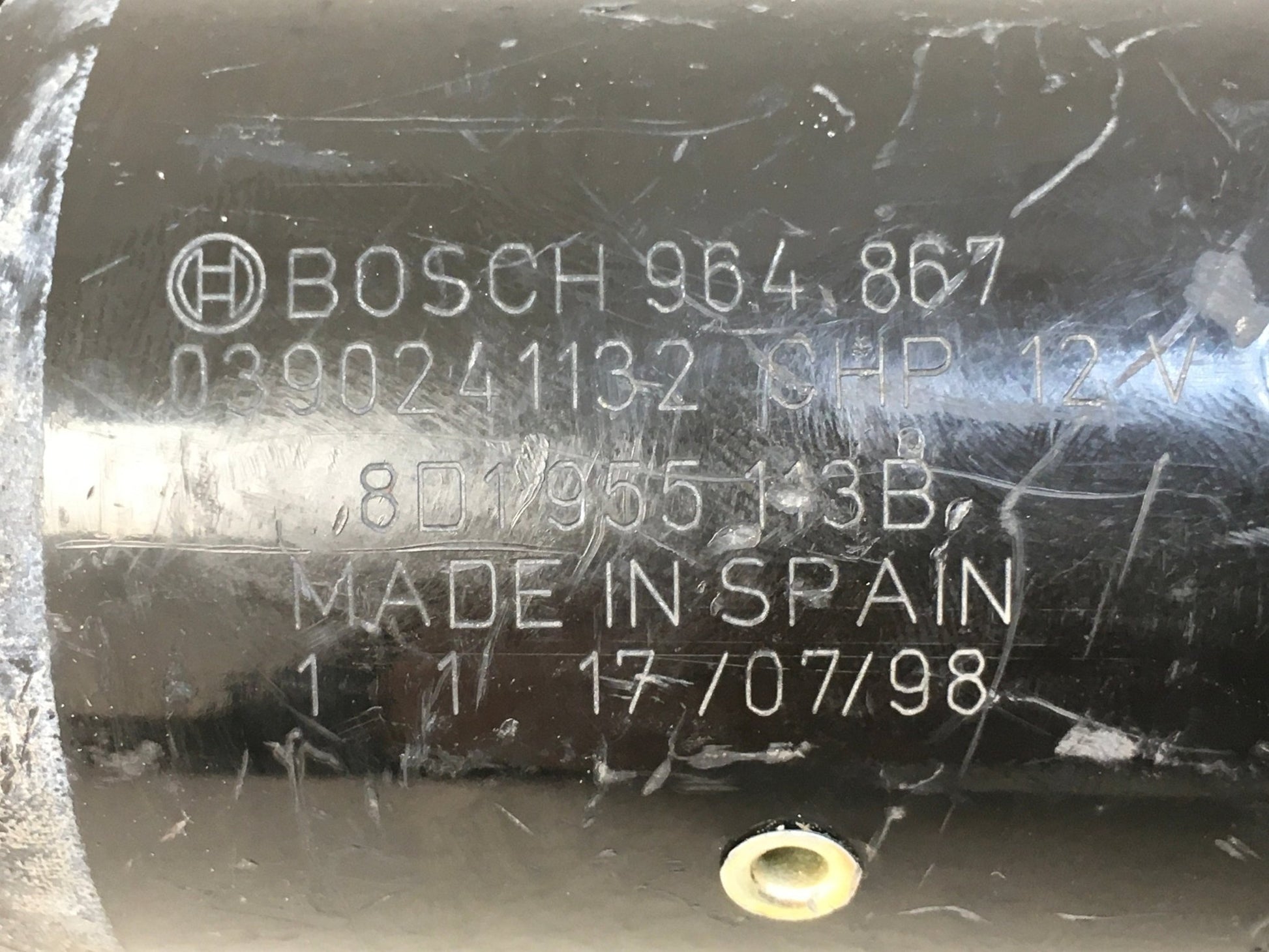 Motor Limpia Del Audi A4 B5 - 8D1955113B