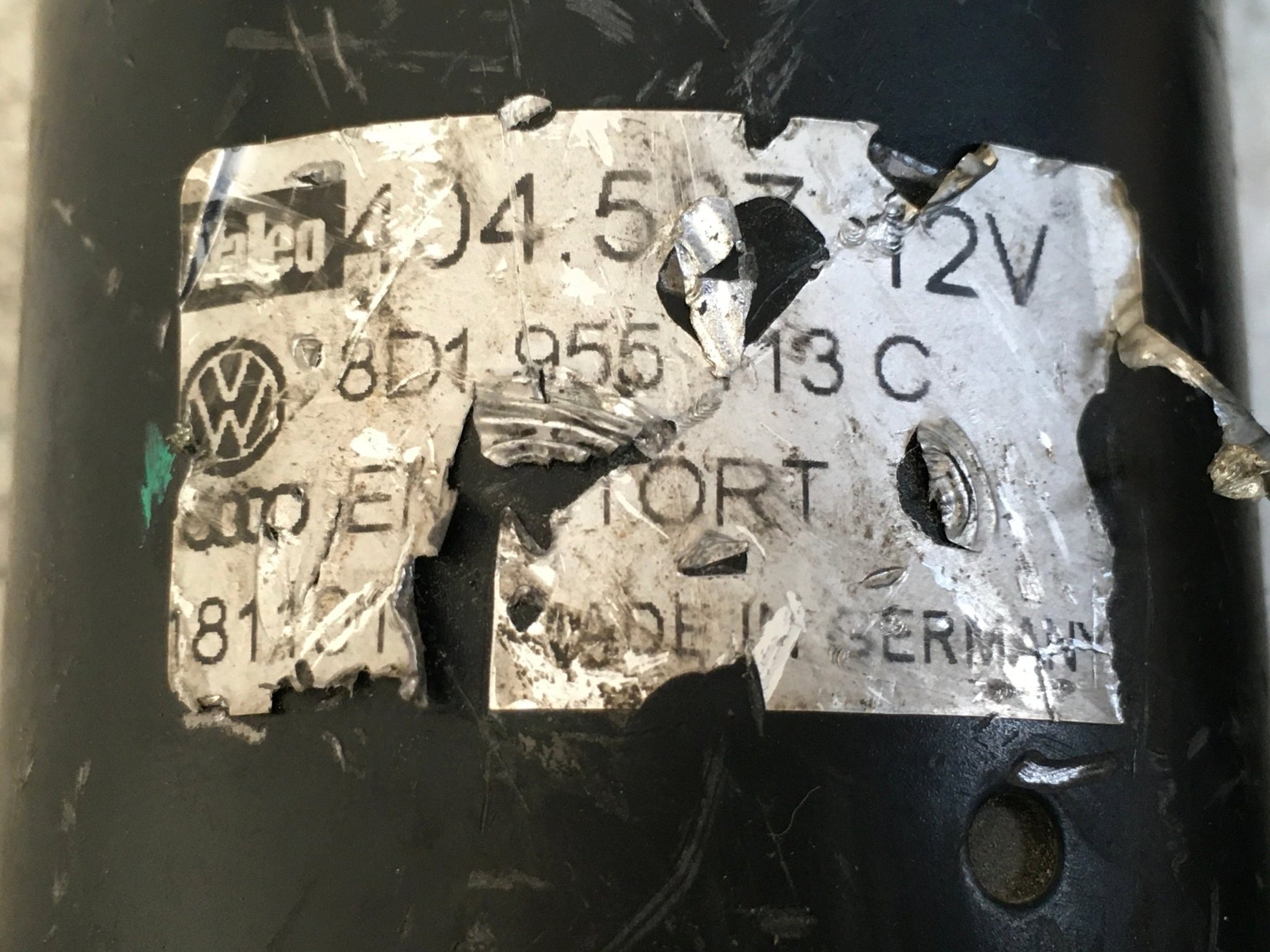 Motor Limpia Del Audi A6 4B - 8D1955113C _