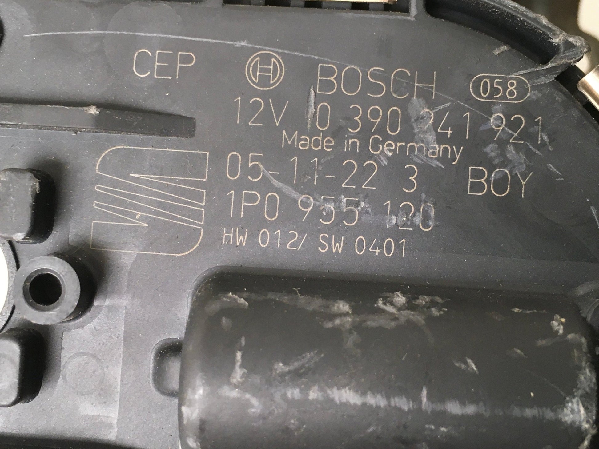 Motor Limpia del dcho Seat Leon II 1P - 1P0955024A