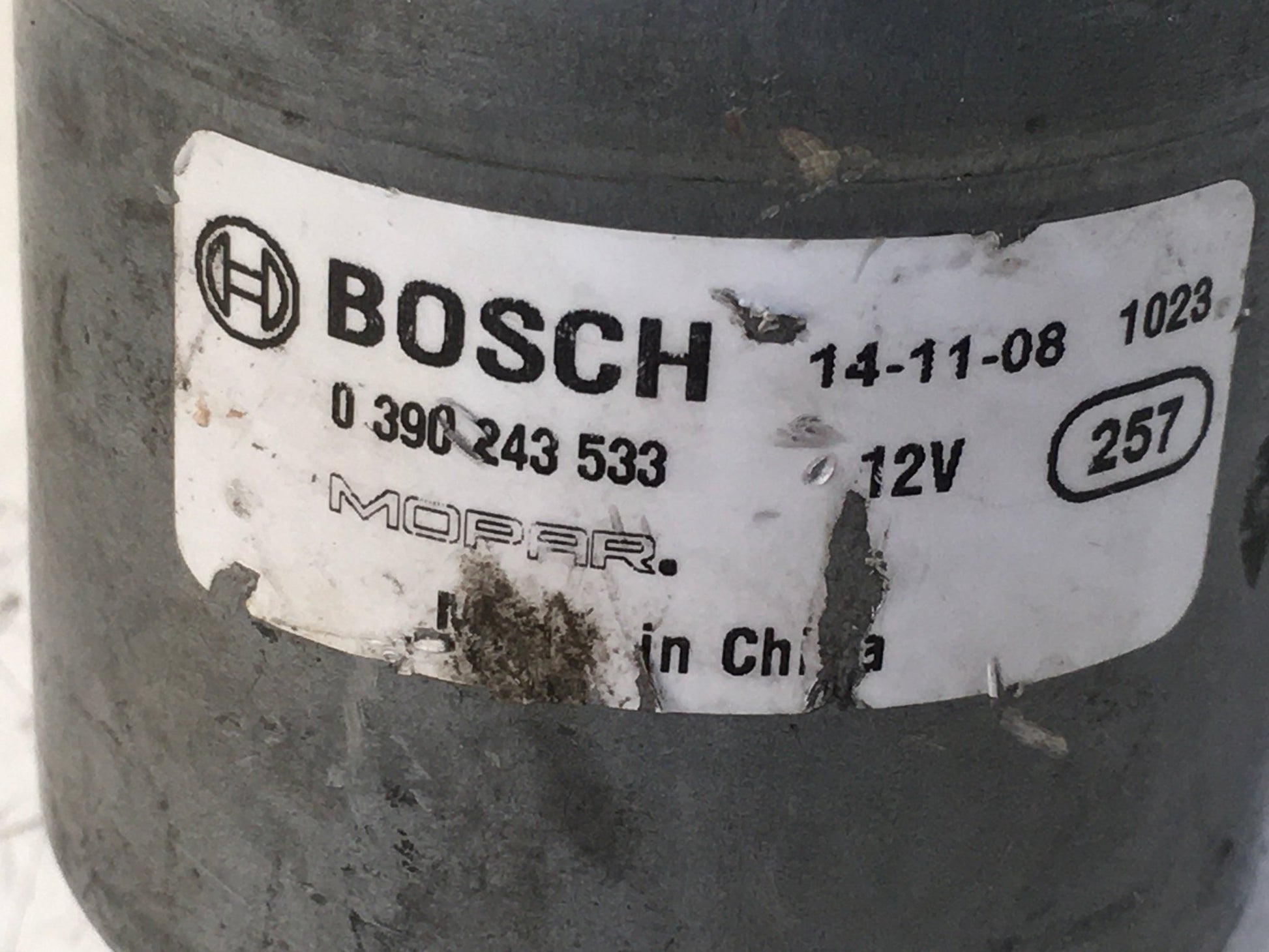 Motor Limpia del Fiat 500X 334 - 0390243533