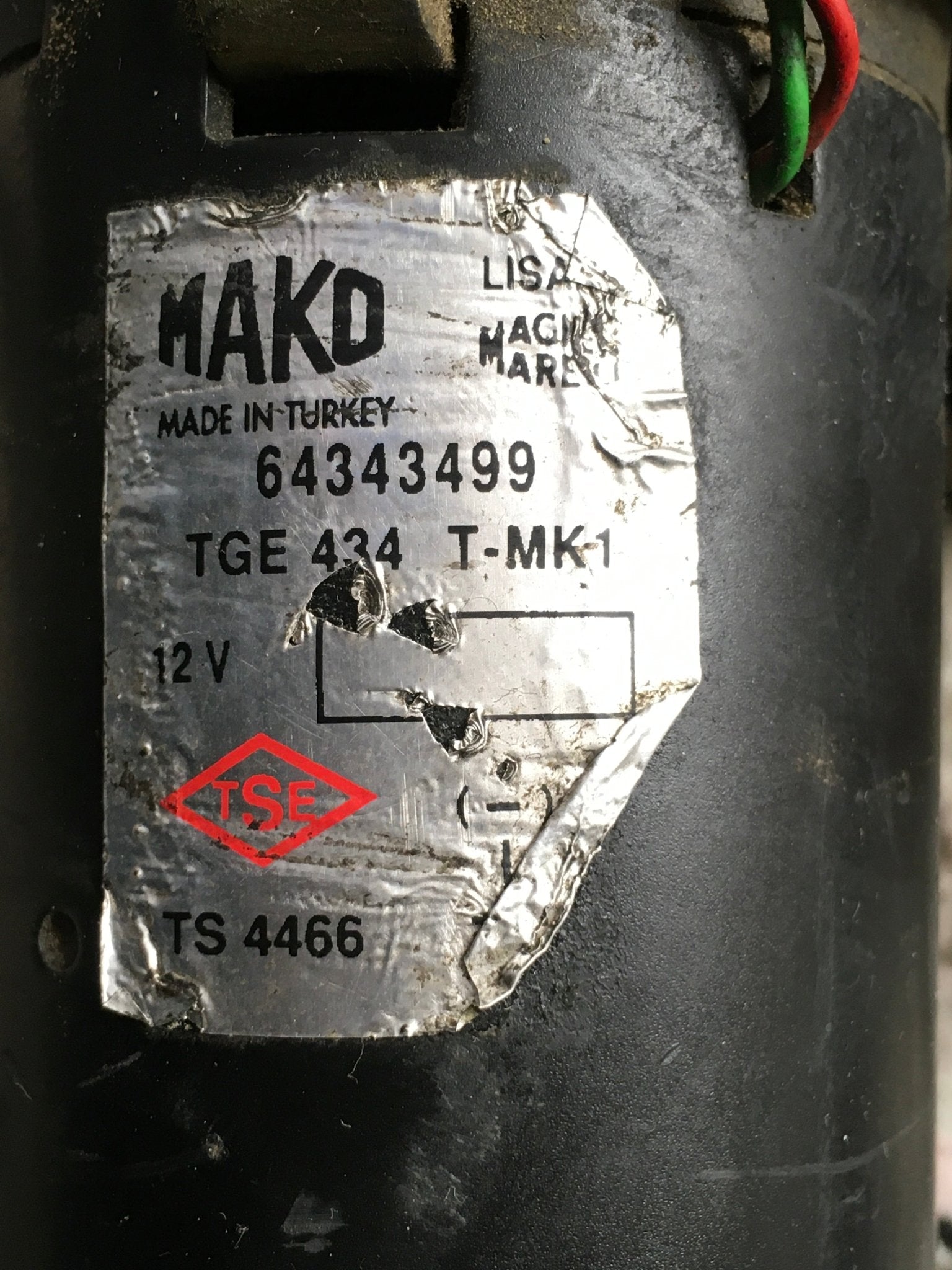 Motor Limpia Del Fiat Doblo 119 223 - 64343499