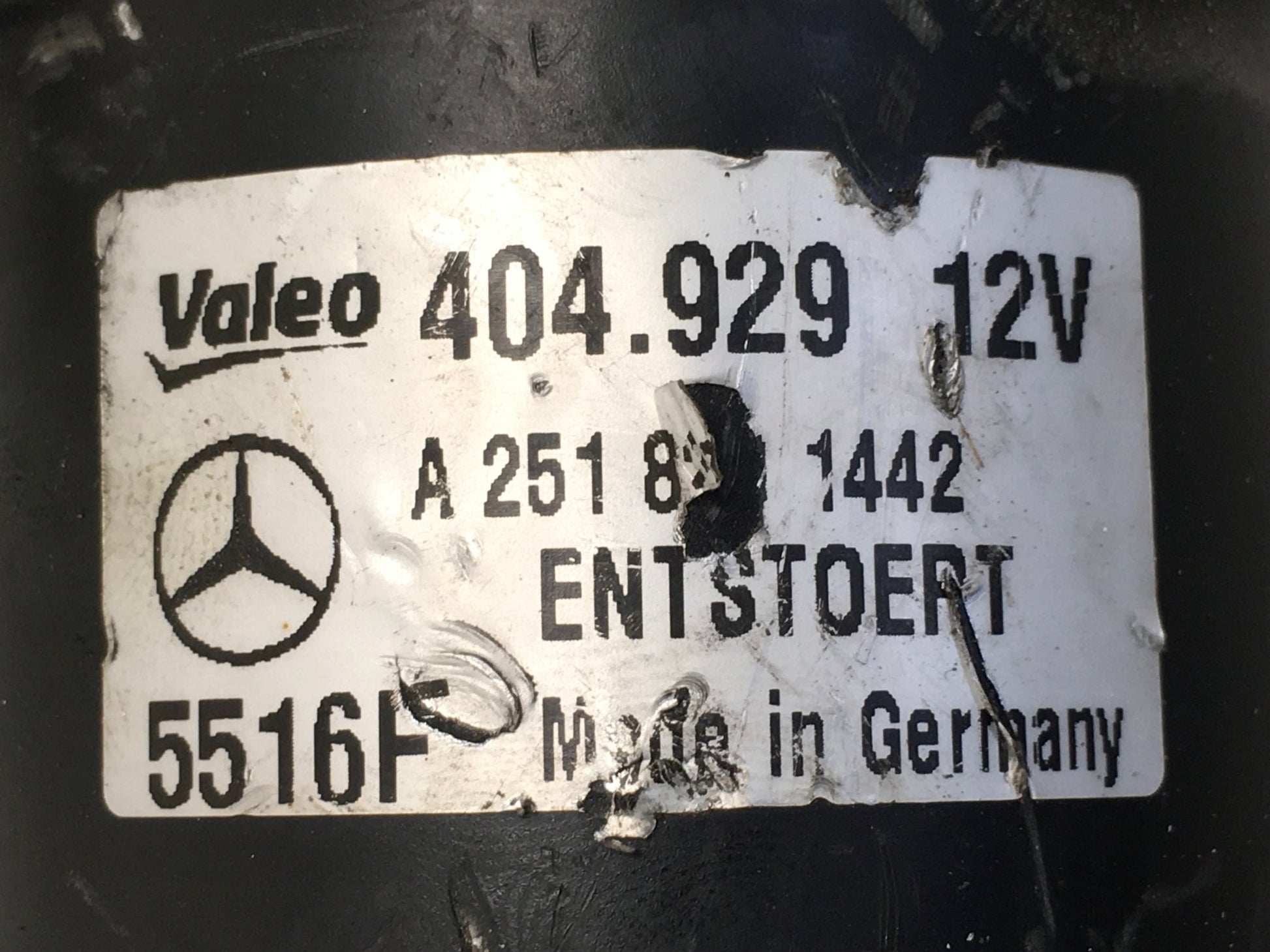 Motor Limpia del Mercedes W251 - A2518201442 _