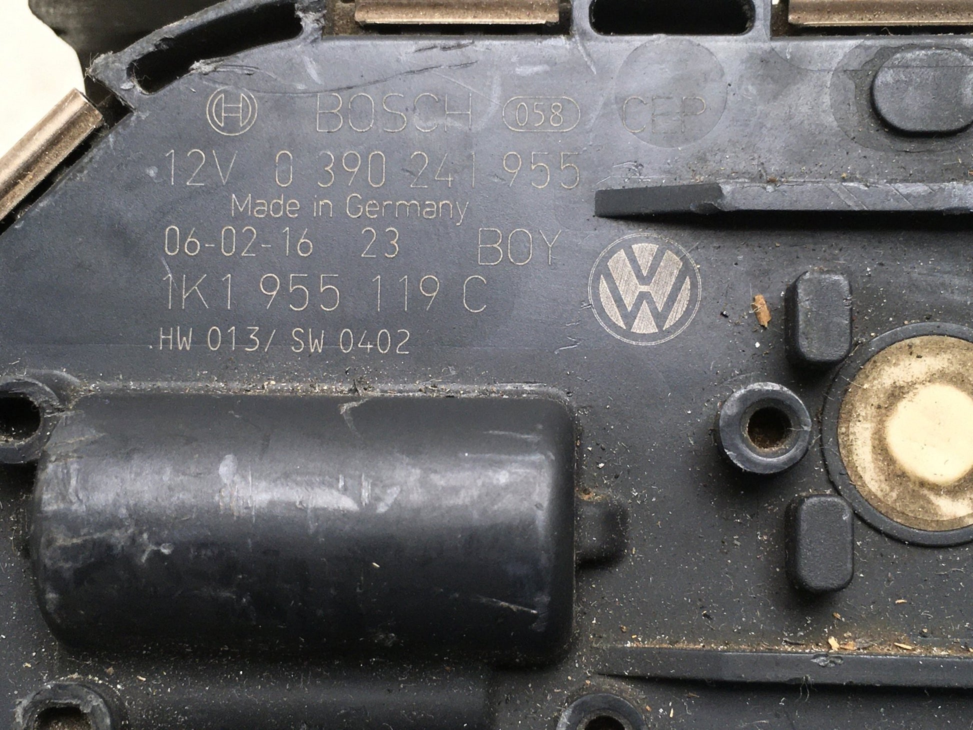 Motor Limpia Del VW 1K1955023F - 1K1955119C