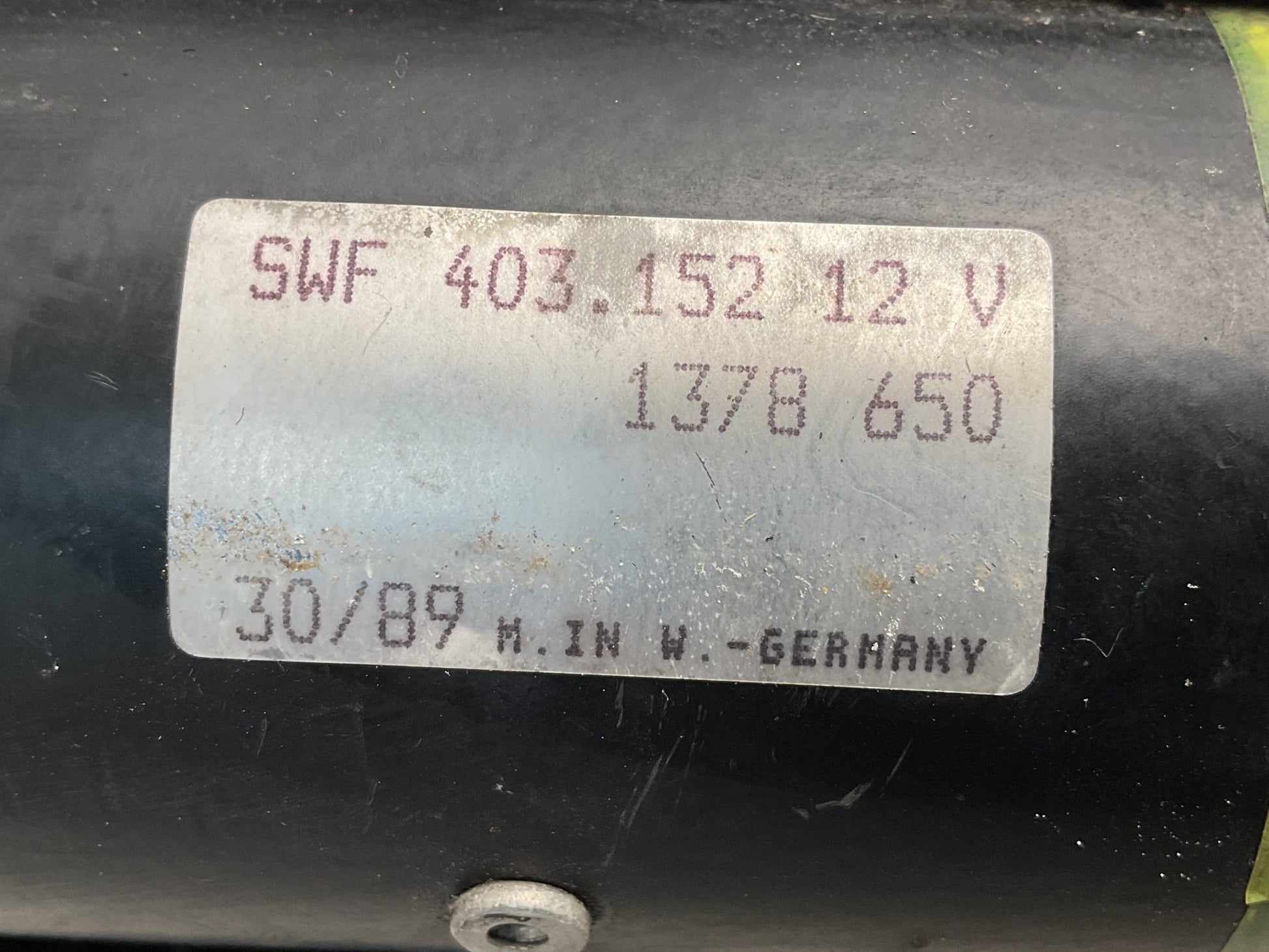 Motor Limpia Delantero BMW 1378650 - 1378650