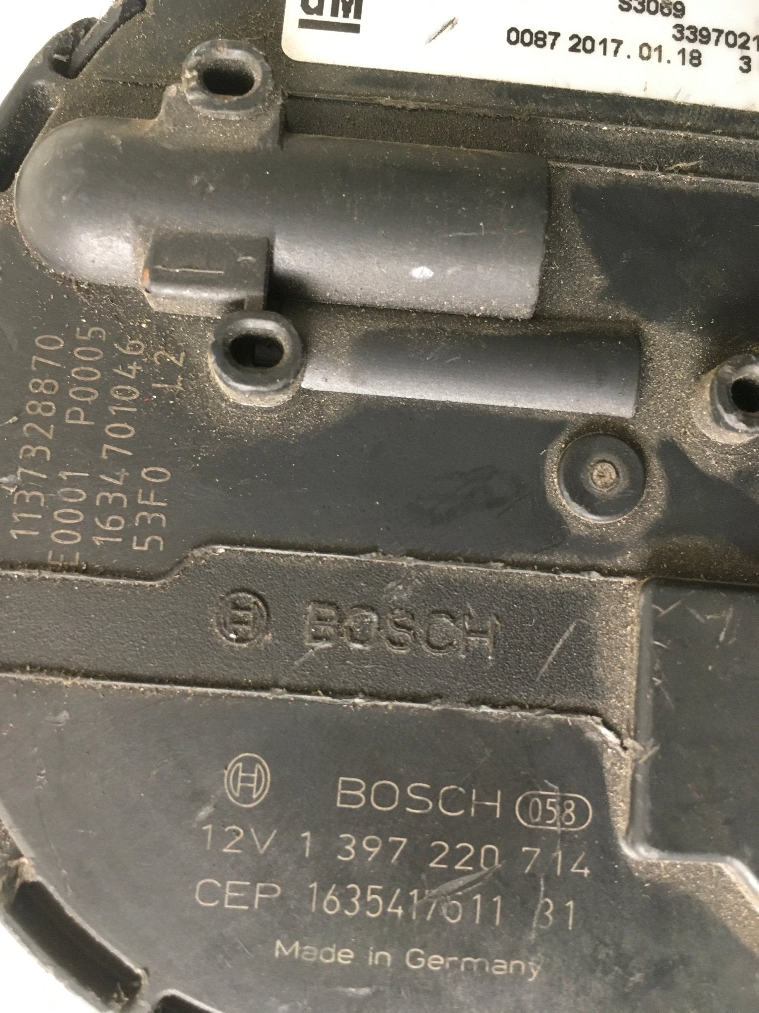 Motor Limpia delantero Opel Astra K - 3397021778 _