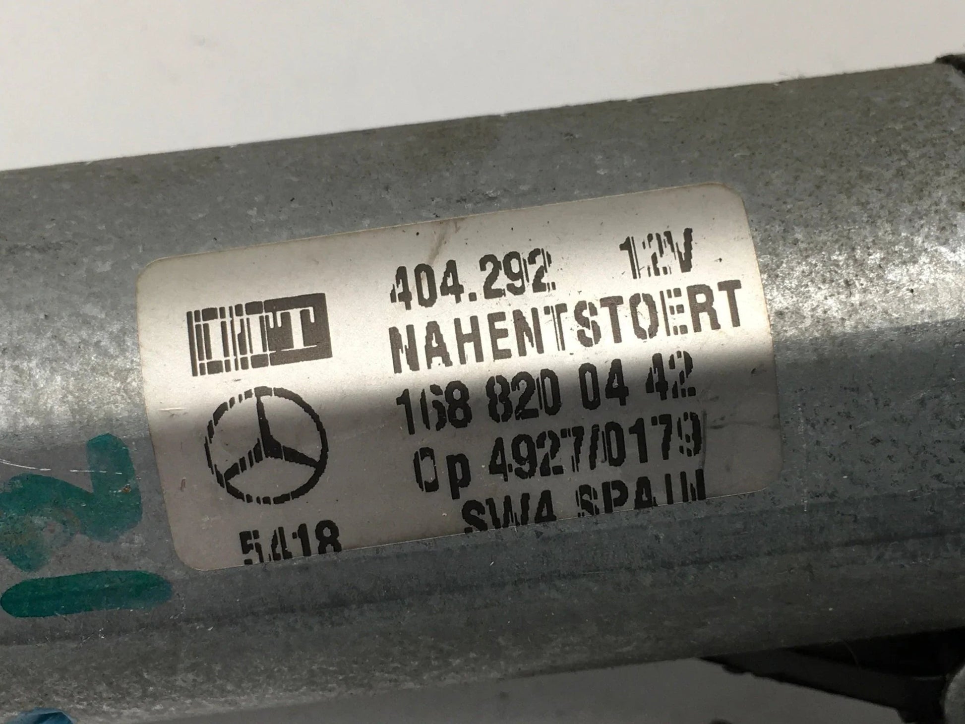 Motor limpia Mercedes A W168