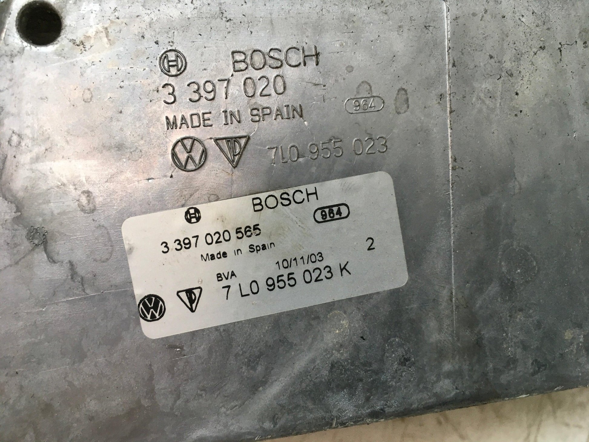 Motor limpia Porsche Cayenne 9PA - 7L0955023K