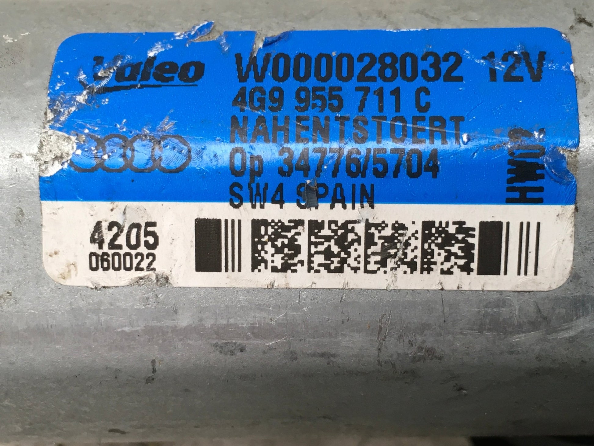 Motor Limpia tra Audi 4G9955711C - 4G9955711C