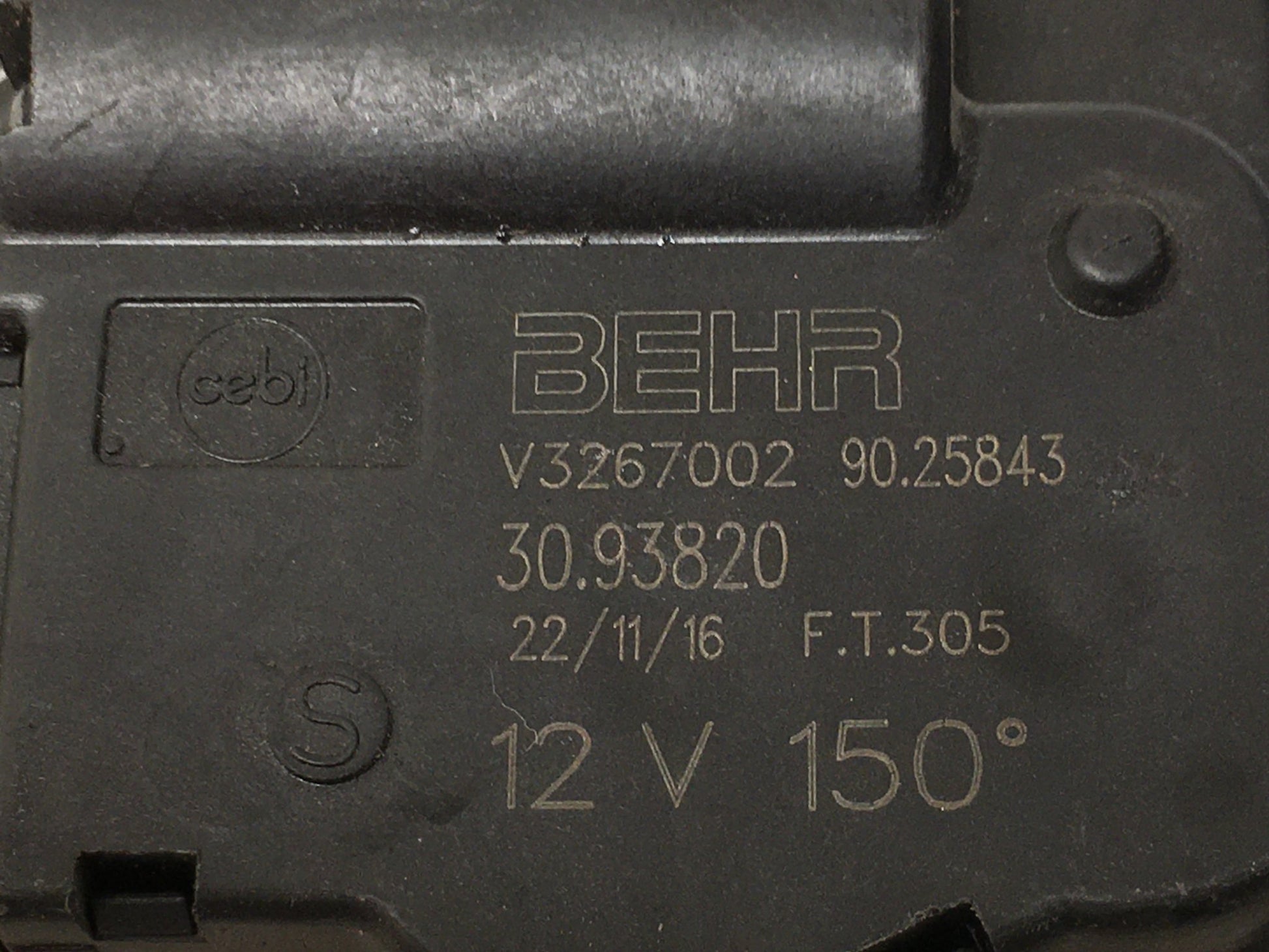 Motor Trampillas clima Skoda Rapid Seat Toledo IV V3267002 - V3267002