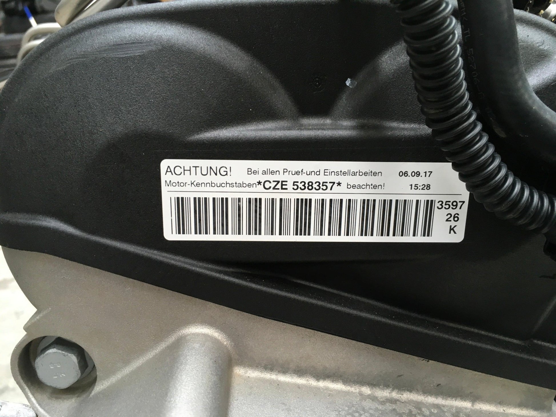 Motor Volkswagen 1.4 tsi tfsi 150cv CZE - CZE_