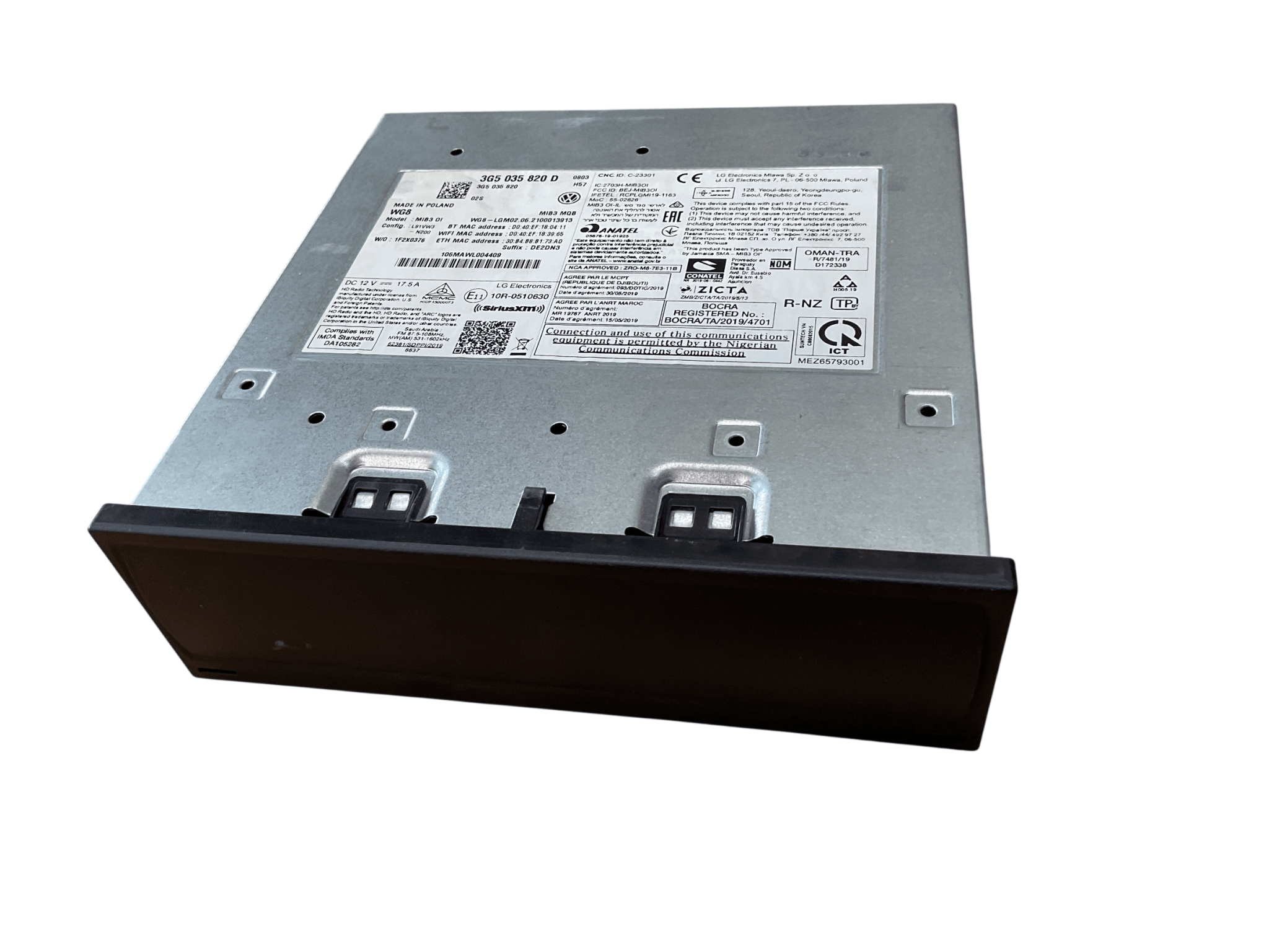 Navegación GPS VW Polo VI AW1 17-25 - 3G5035820D