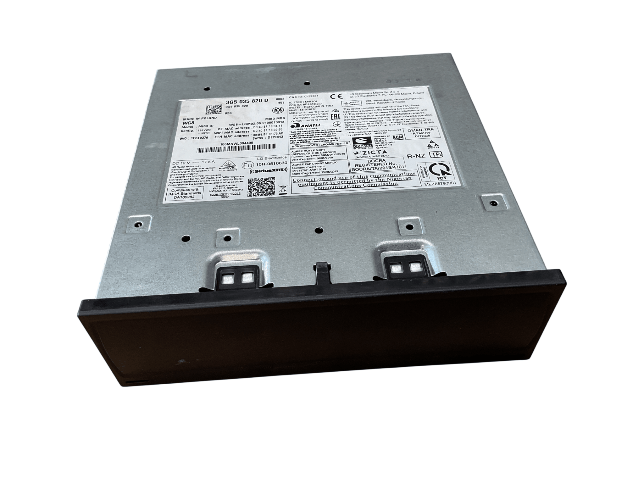 Navegación GPS VW Polo VI AW1 17-25 - 3G5035820D