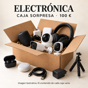 Caja devoluciones Amazon Electrónica · Productos nuevos · 100 €