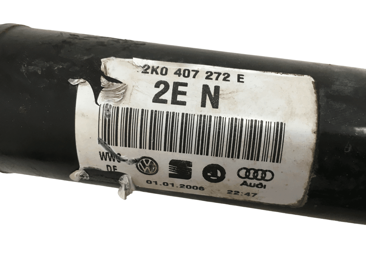 Palier delantero derecho VW Caddy III - 2K0407272E