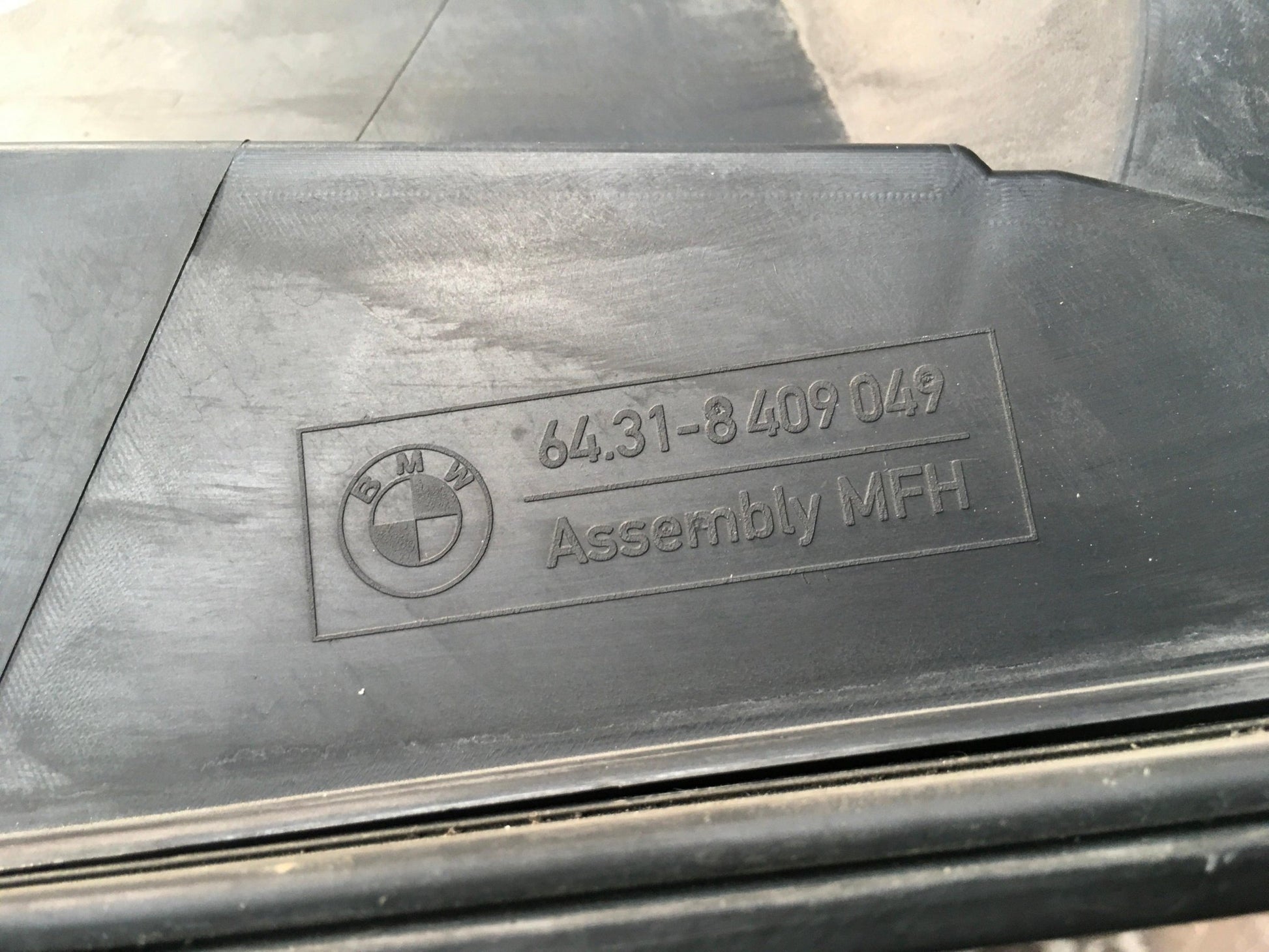 Panel admision BMW X5 E53 - 64318409049