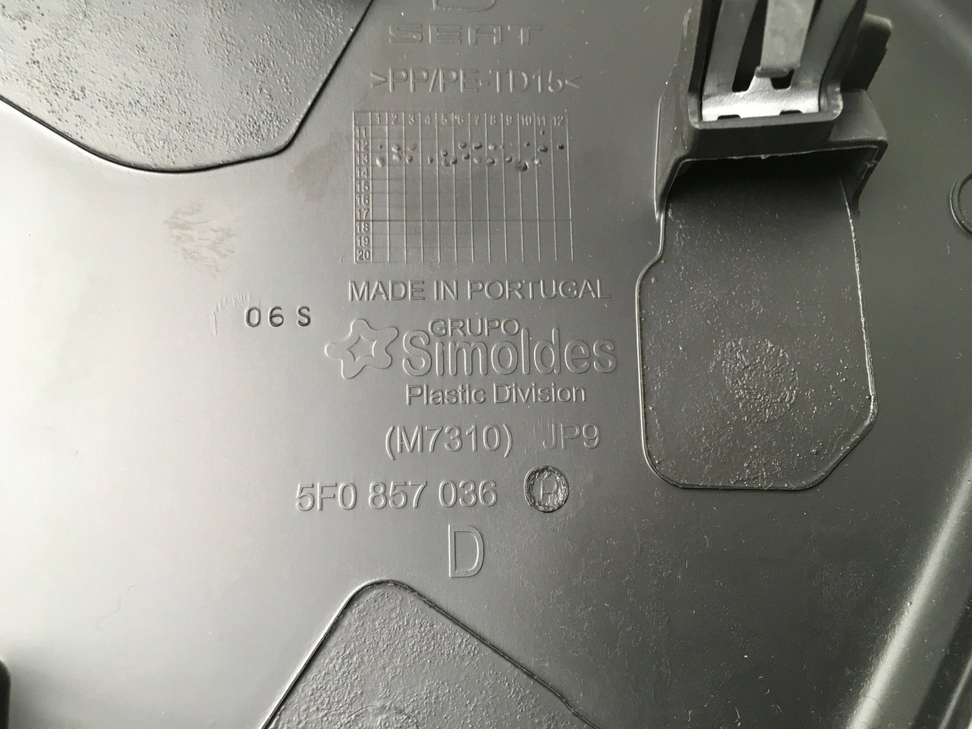 Panel derecho salpicadero Seat Leon III - 5F0857036