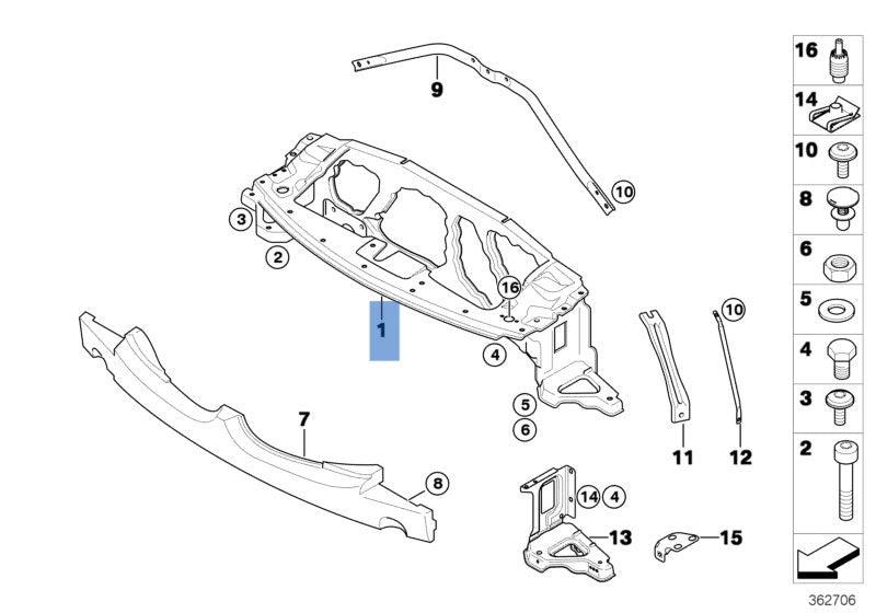 Panel Frontal BMW E85 - 51647167487