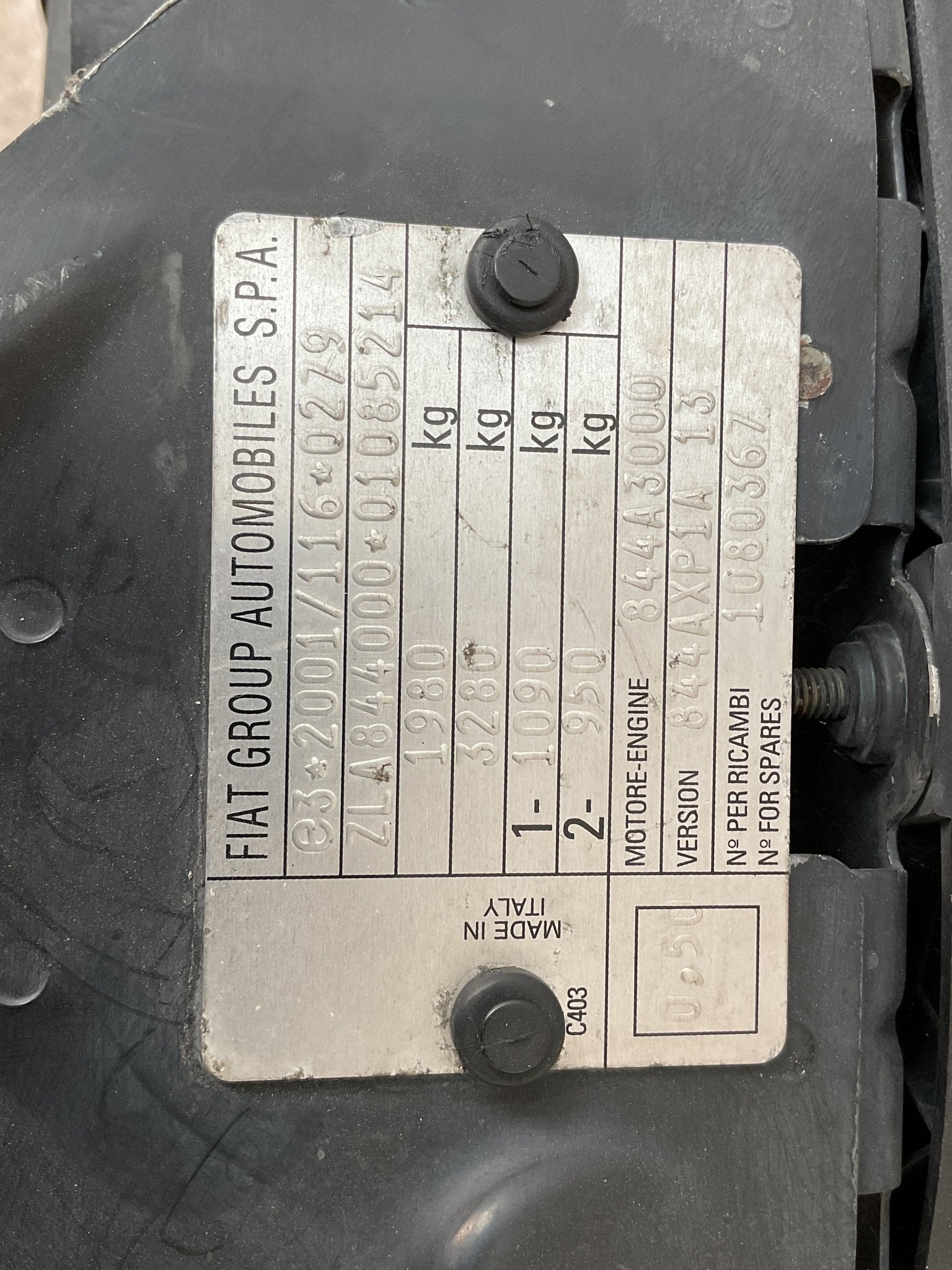 Panel Frontal Fiat Bravo 2007 - 2013 - 51894555