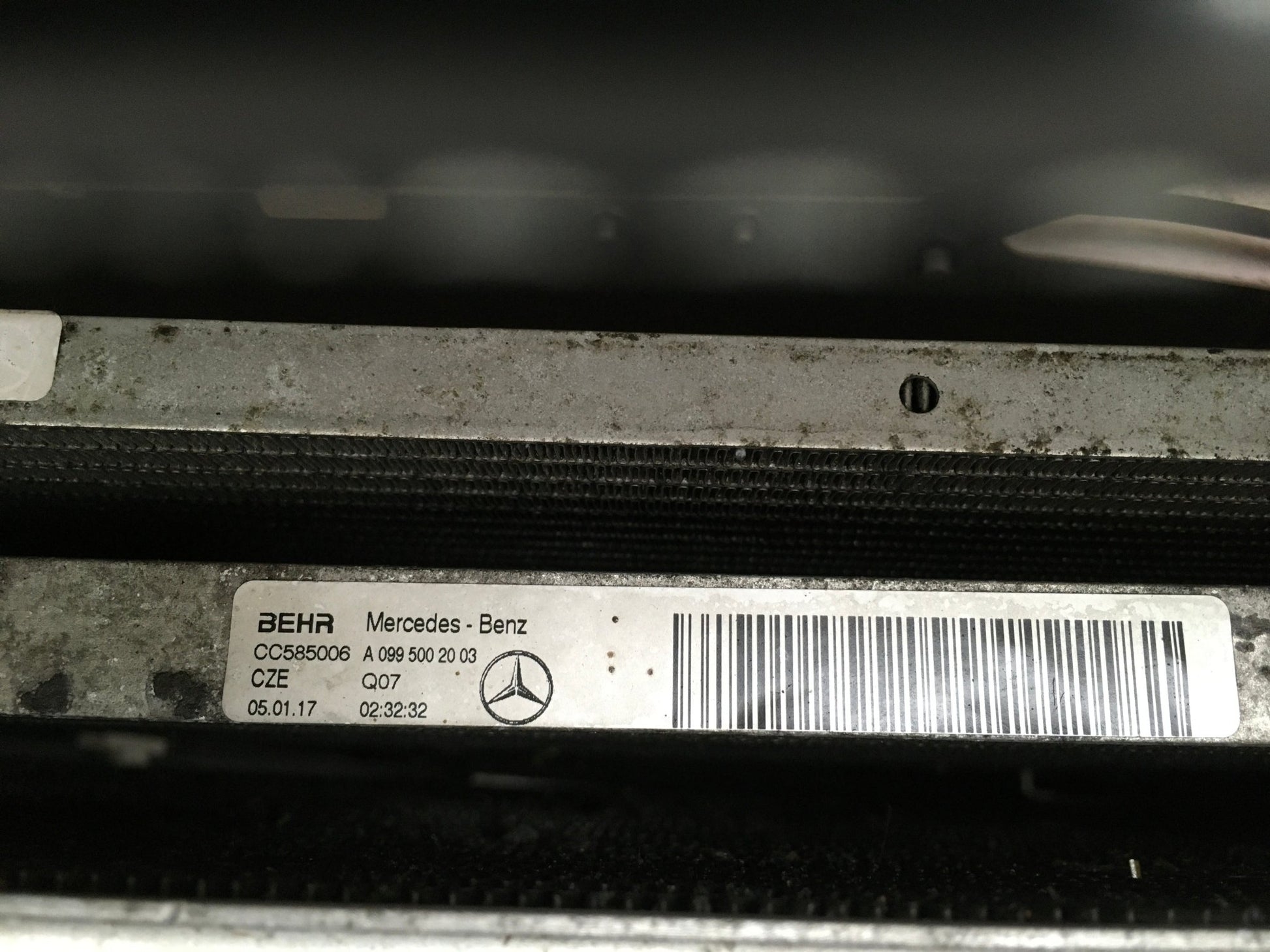 Panel Frontal Mercedes W205 2.0CGI - A0995002003