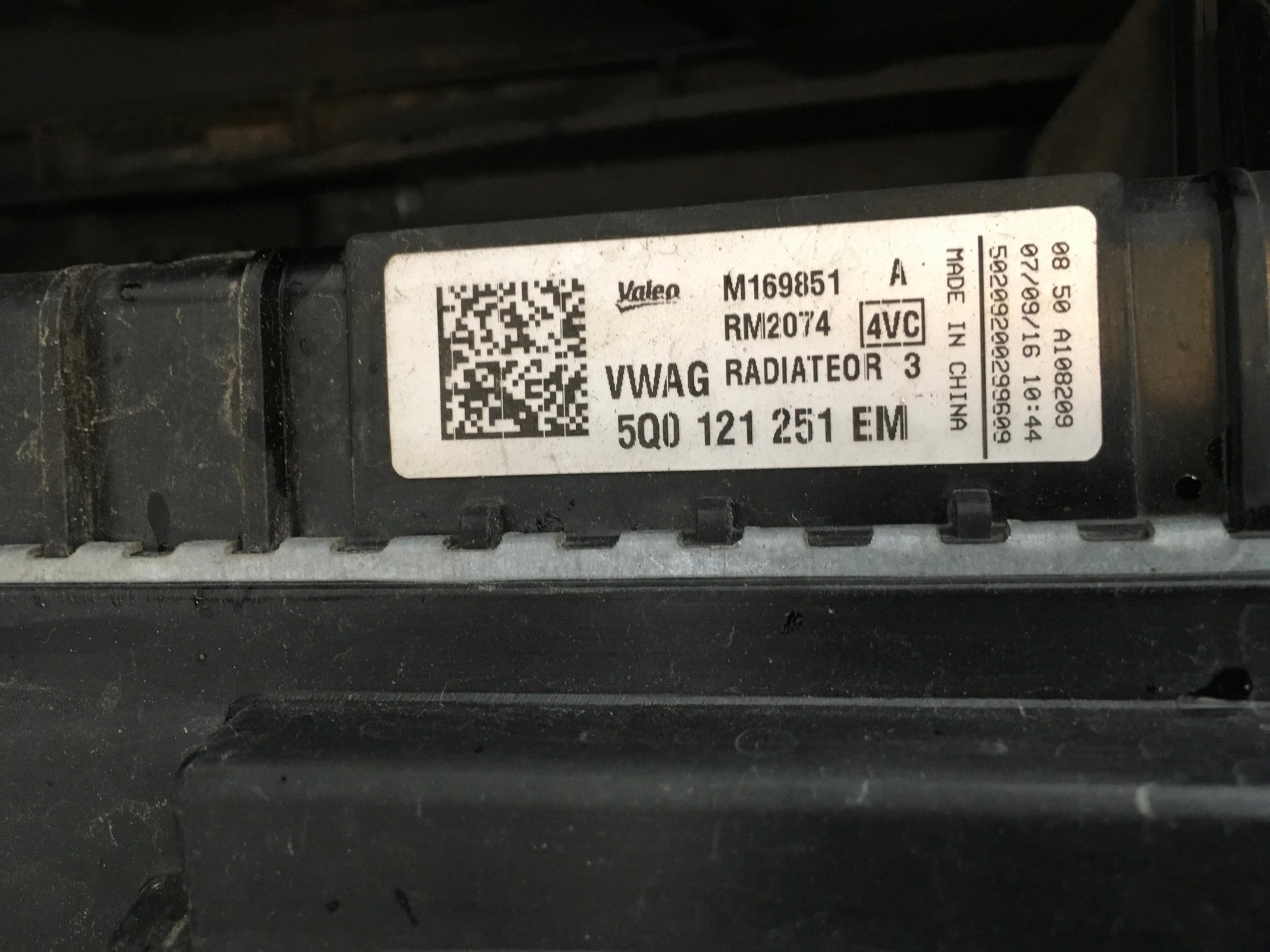 Panel Frontal VW Touran 2.0TDI - 5Q0121251EM