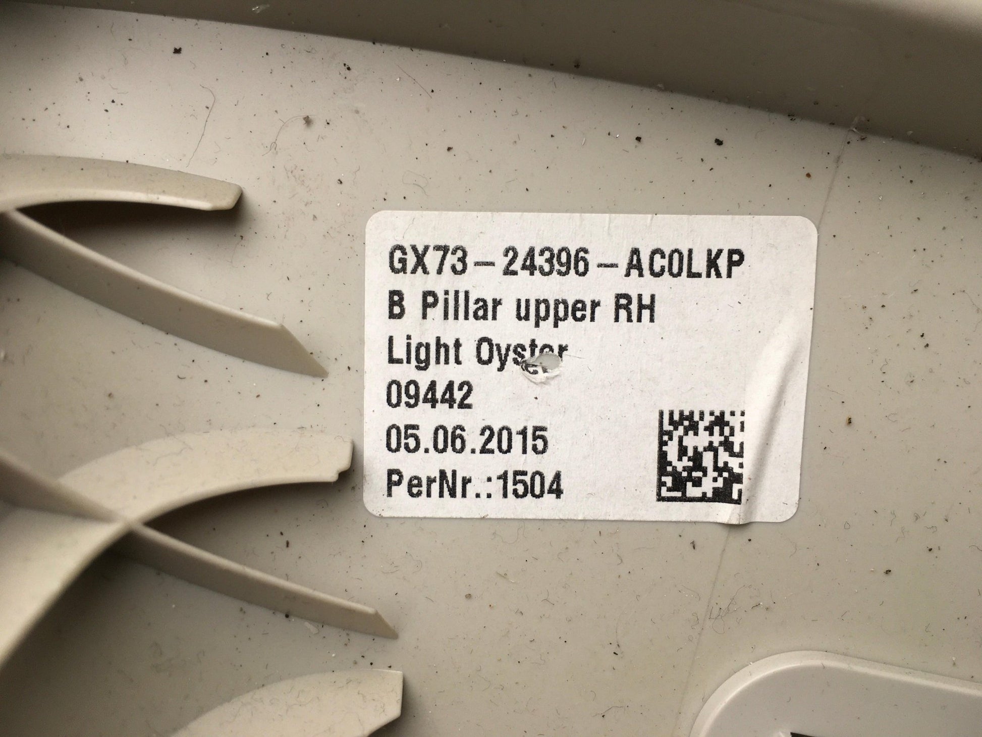 Panel pilar derecho Jaguar XE - GX7324396ACOLKP