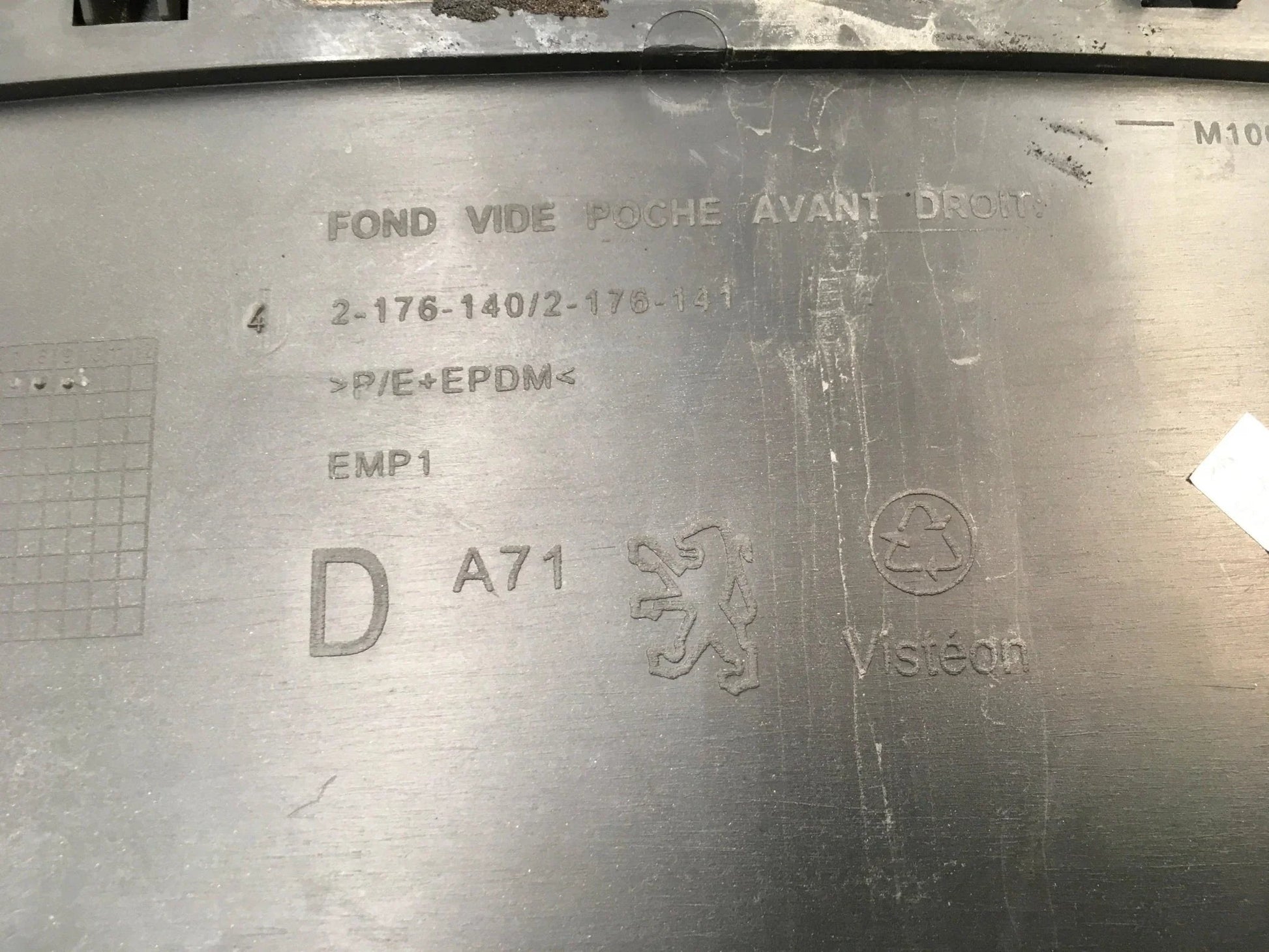 Panel puerta dcho Peugeot 207