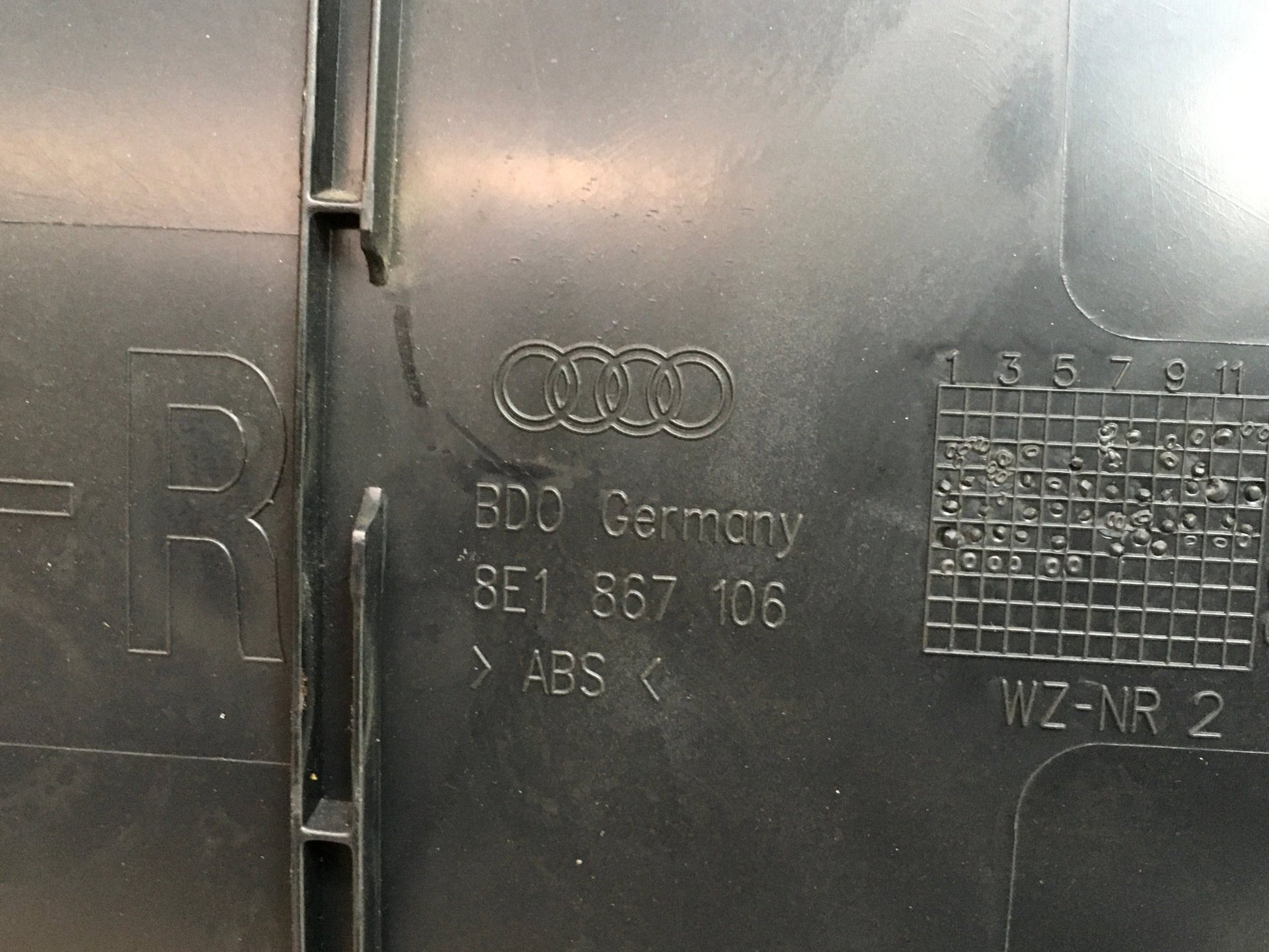 Panel Puerta del dcha Audi A4 8E - 8E1867106 _