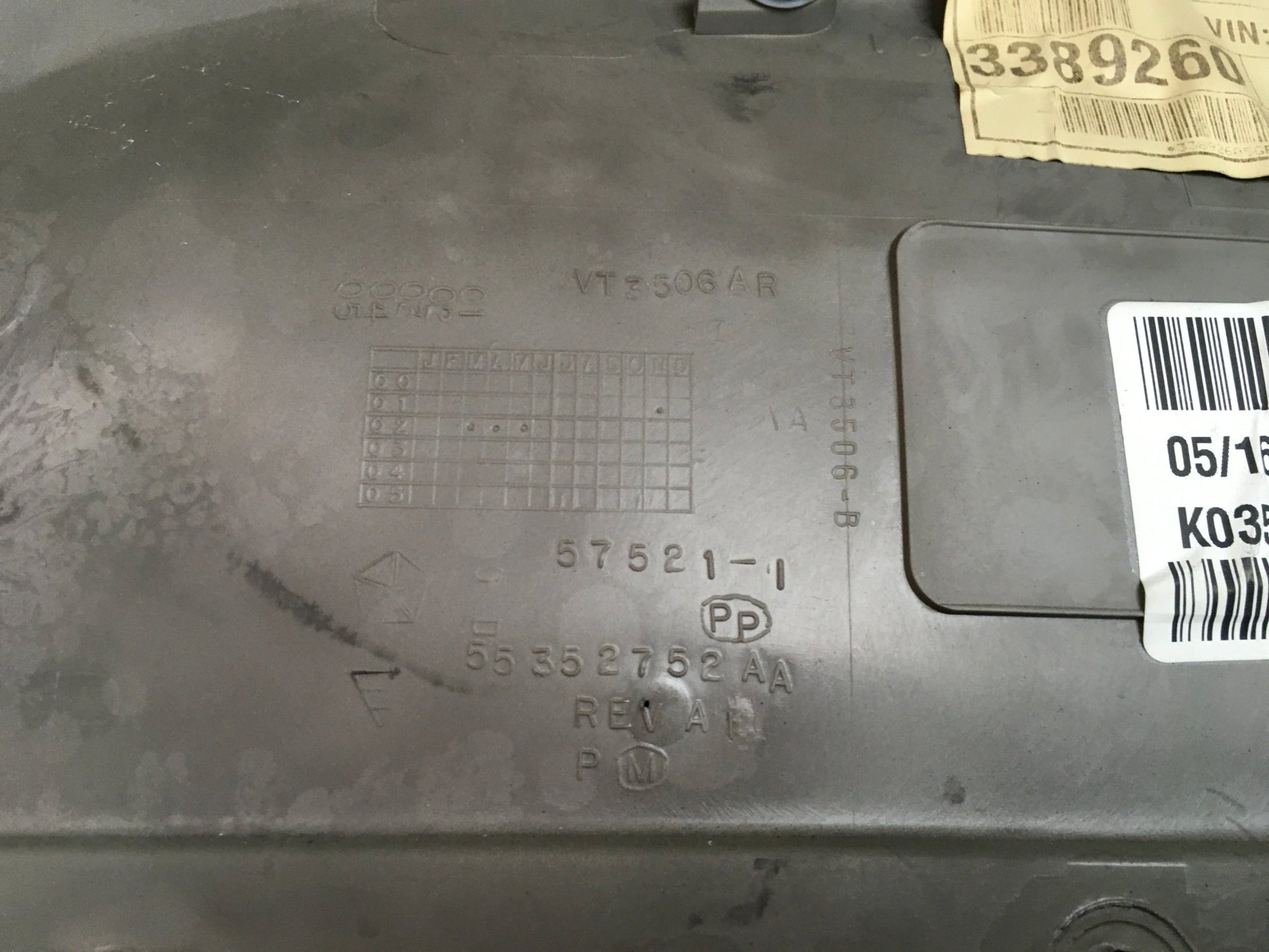 Panel Puerta del dcha Jeep Cherokee III KJ - VT3506AR