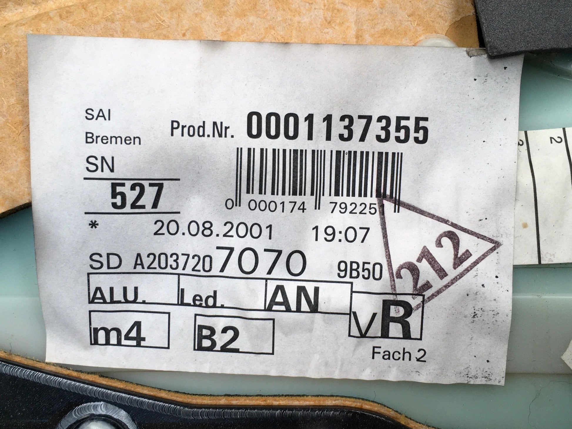 Panel puerta del dcha Mercedes W203 - A2037207070