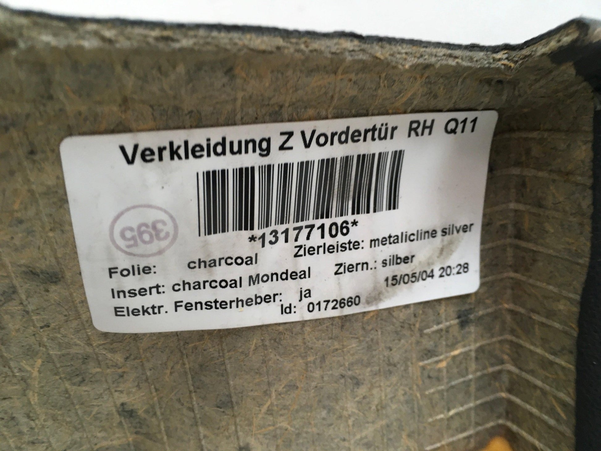 Panel Puerta del dcha Opel Astra H - 13254929