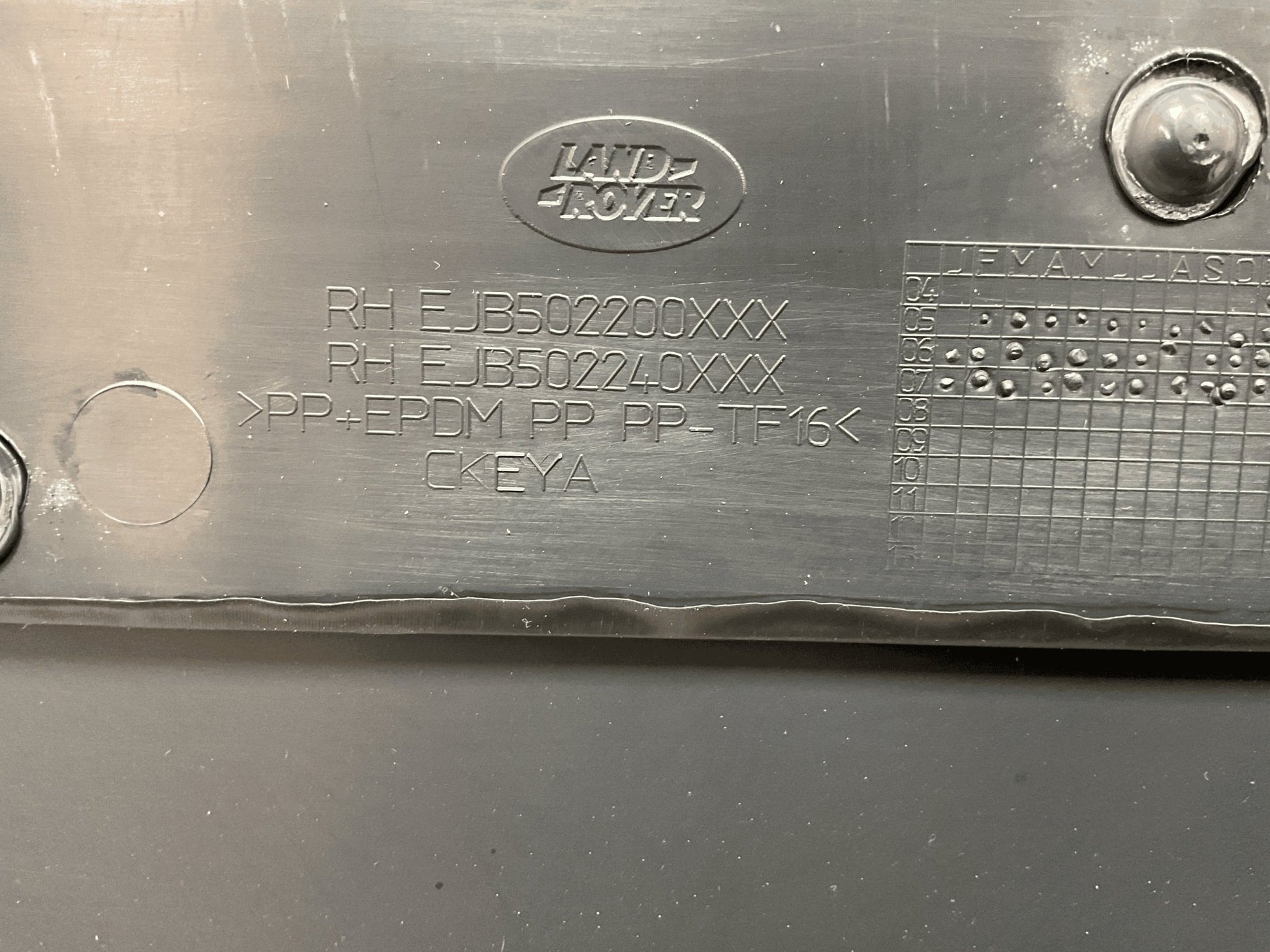 Panel Puerta del dcha Range Rover LM - EJB502200XXX