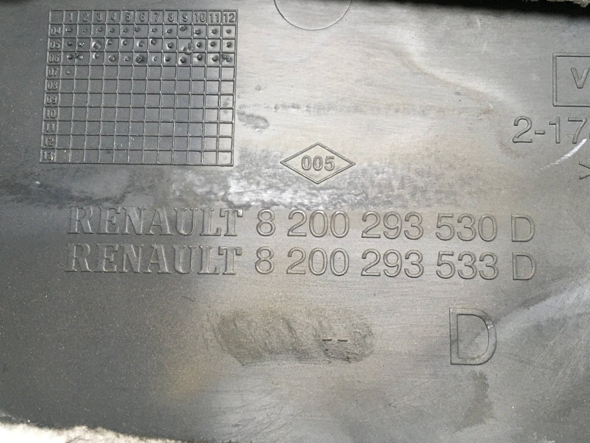 Panel Puerta del dcha Renault Clio III - 8200293530