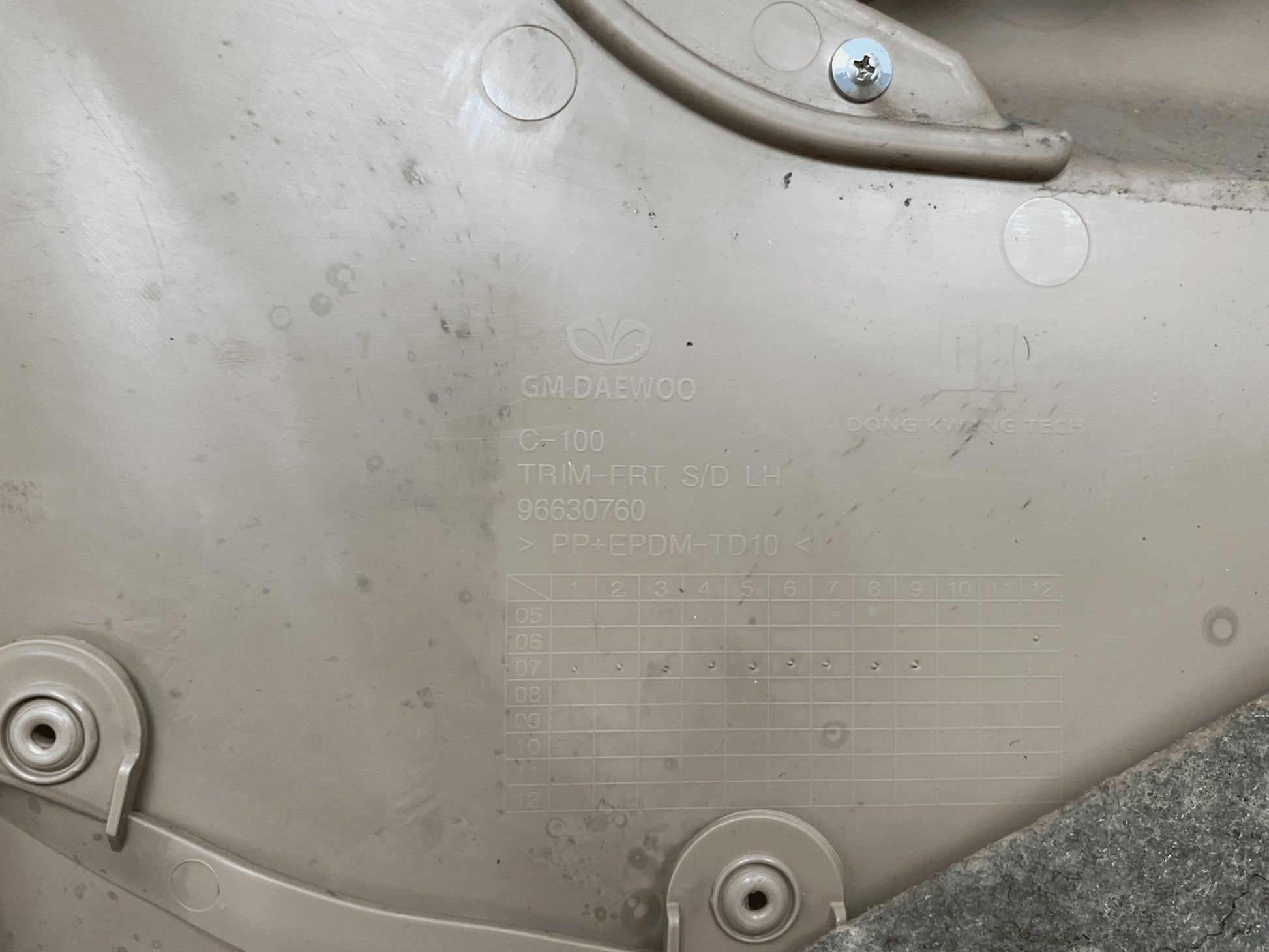 Panel Puerta del izq Chevrolet Captiva - 96630760