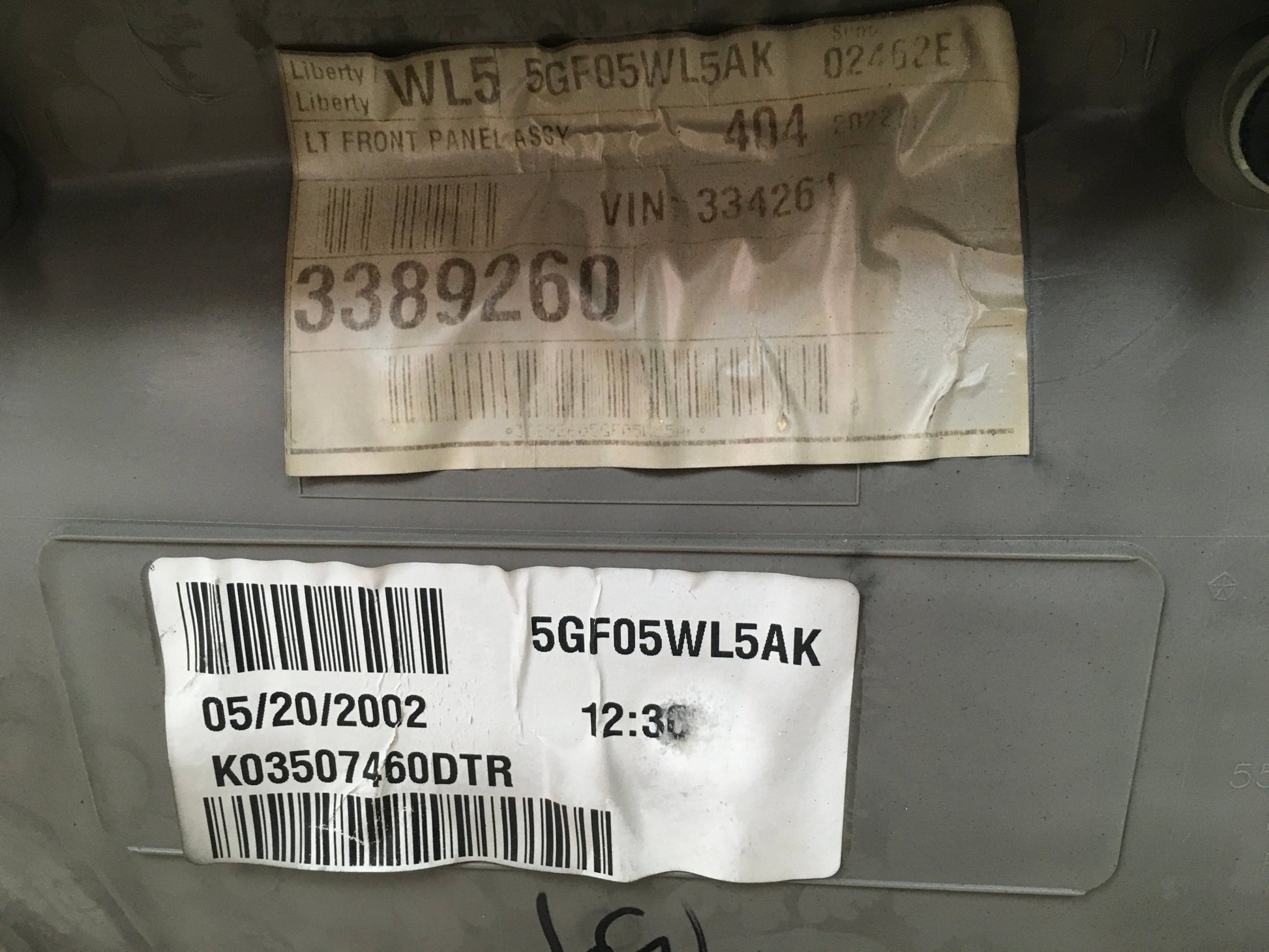 Panel Puerta del izq Jeep Cherokee III KJ - 55352752