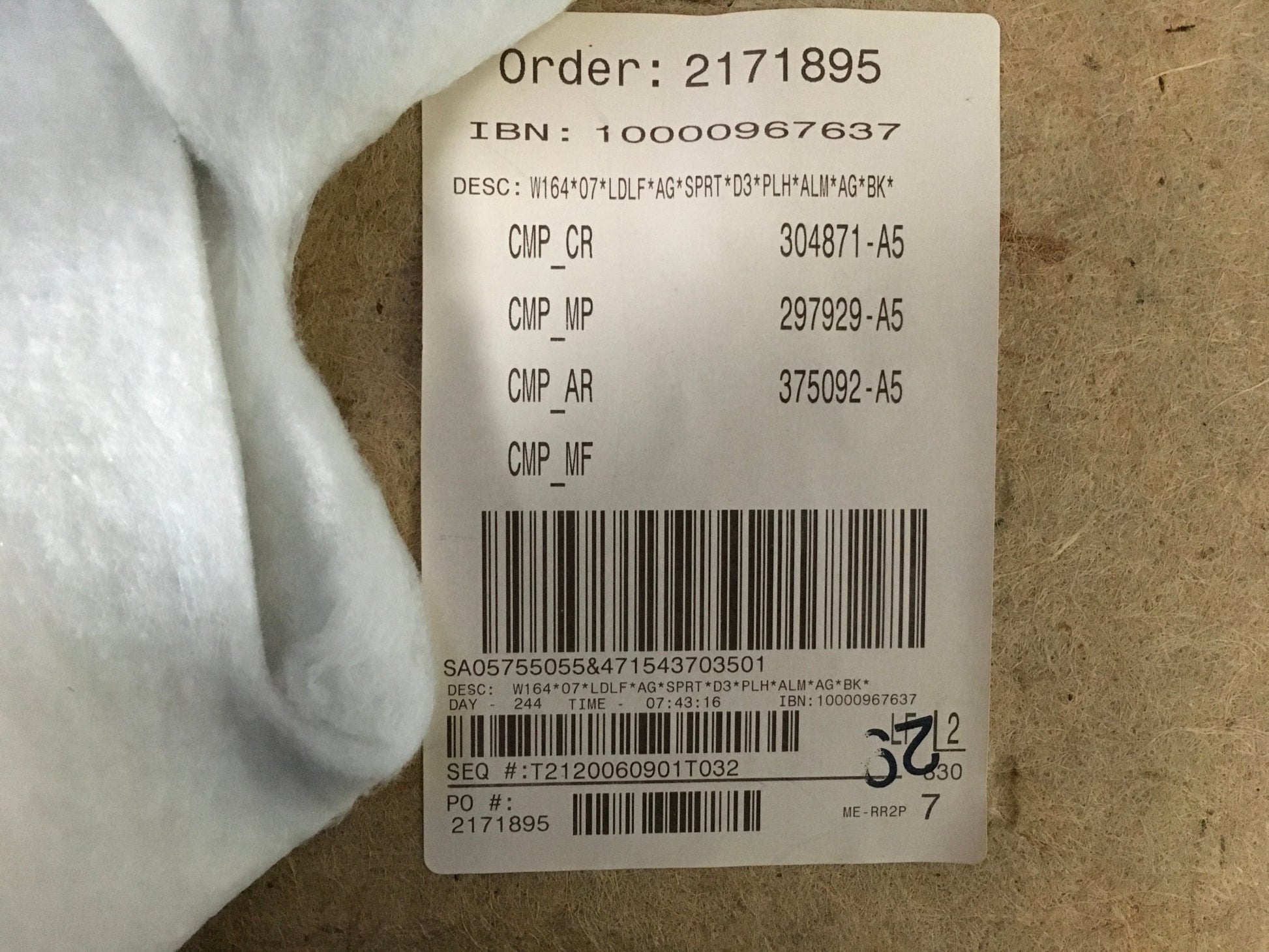 Panel Puerta del izq Mercedes W164 - A1647201370