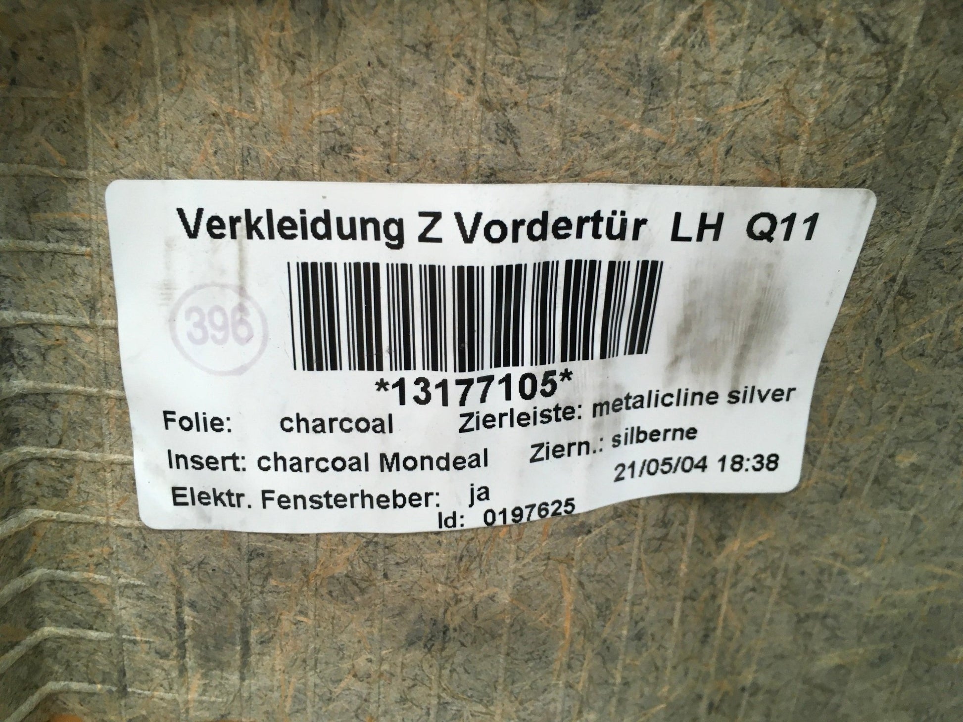 Panel Puerta del izq Opel Astra H - 13177105