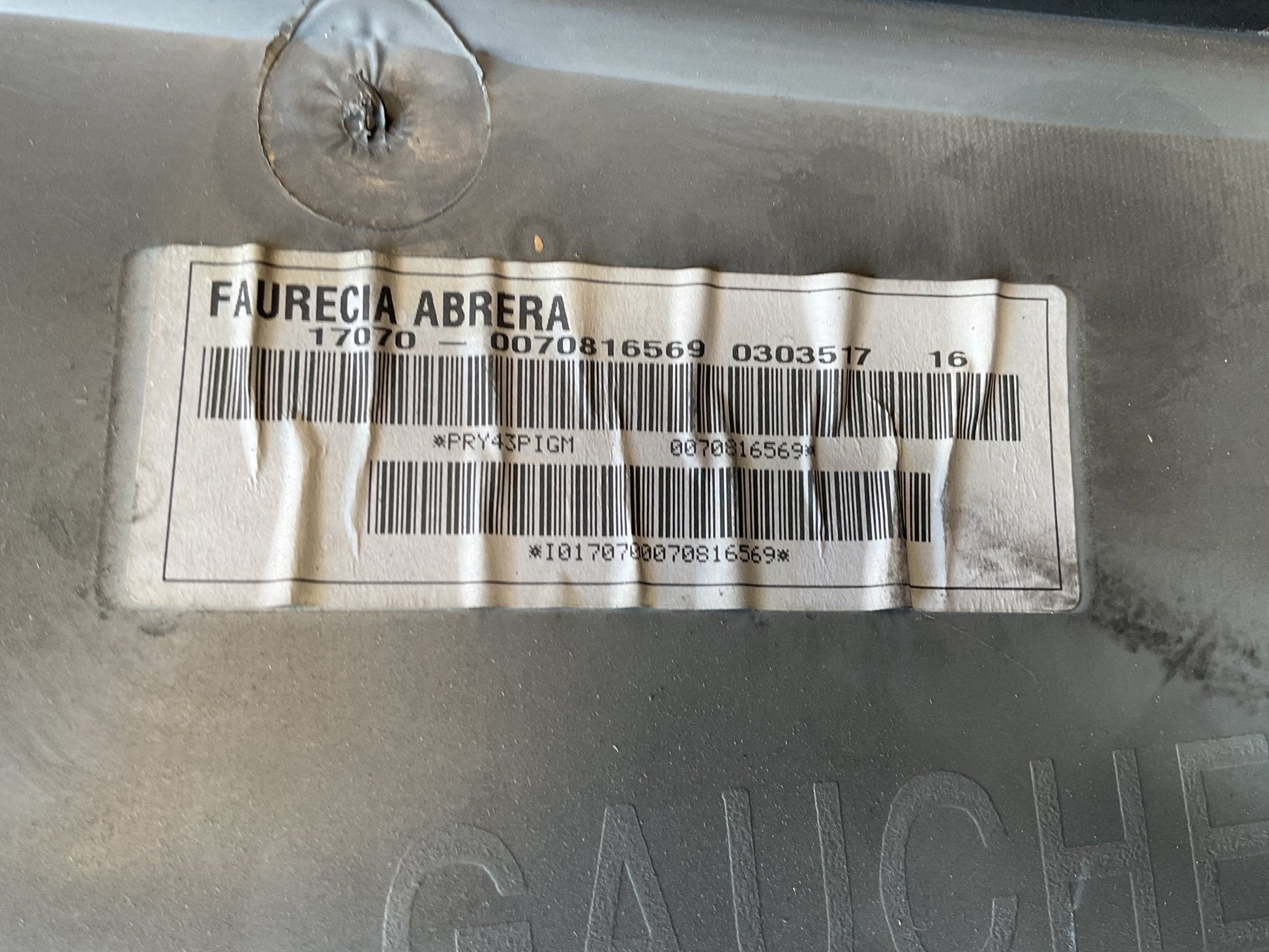 Panel puerta del izq Renault Trafic II 01-14 - 7700313075