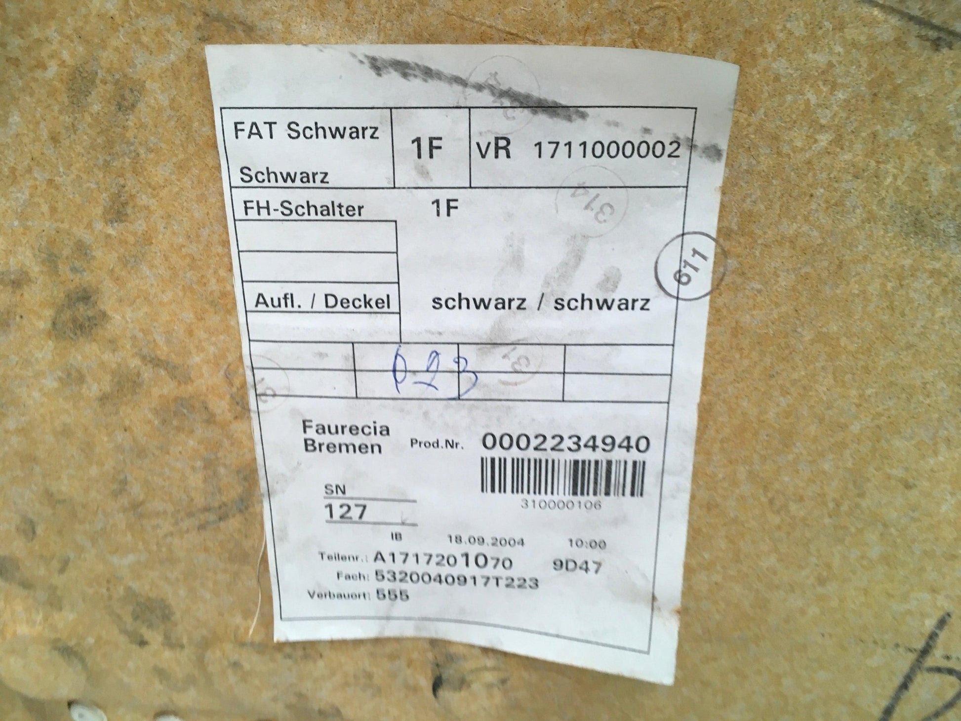 Panel puerta derecha W177 - A1717201070