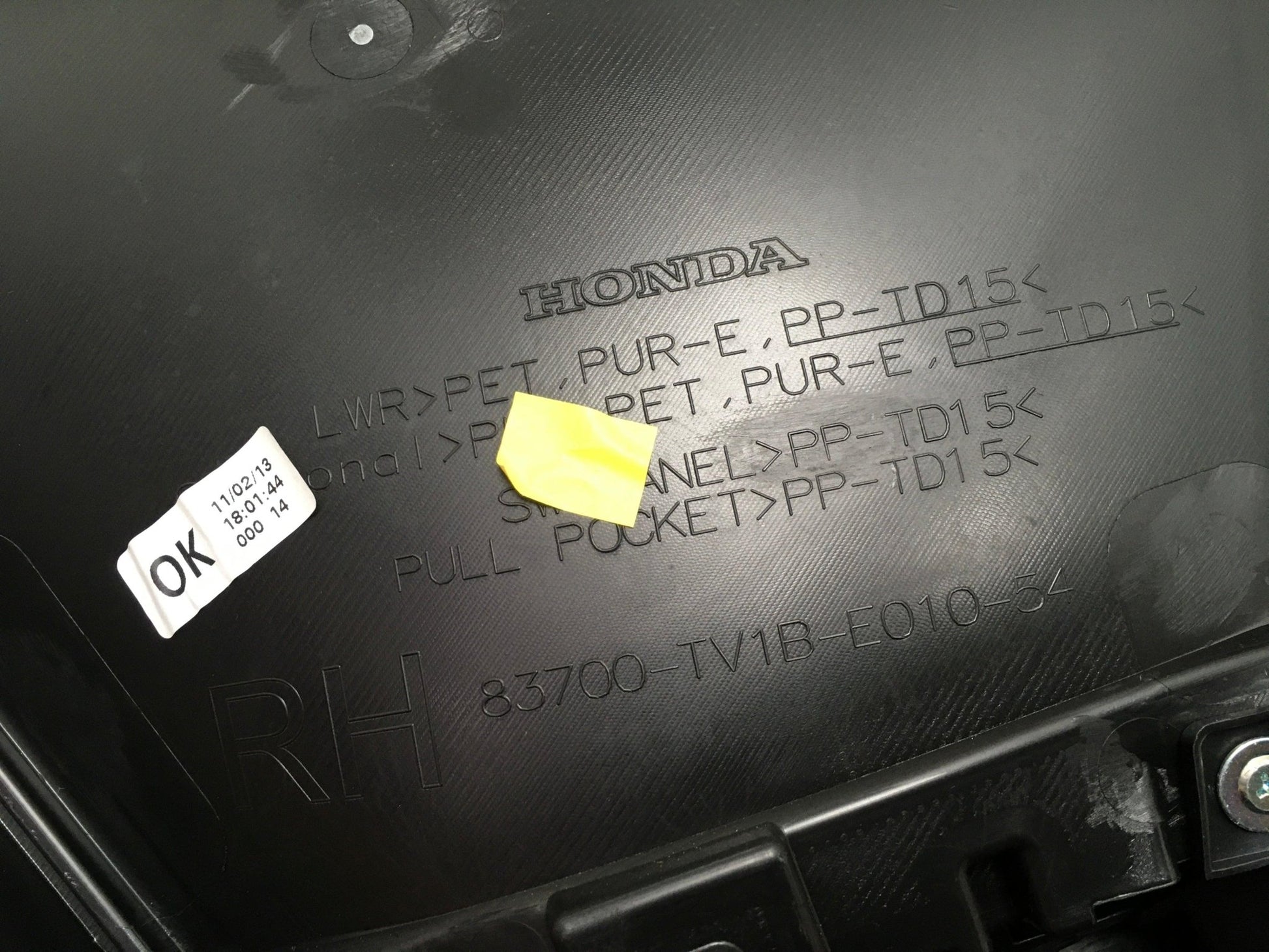 Panel puerta tra dcho Honda Civic IX FK - 83700TV1BE01054