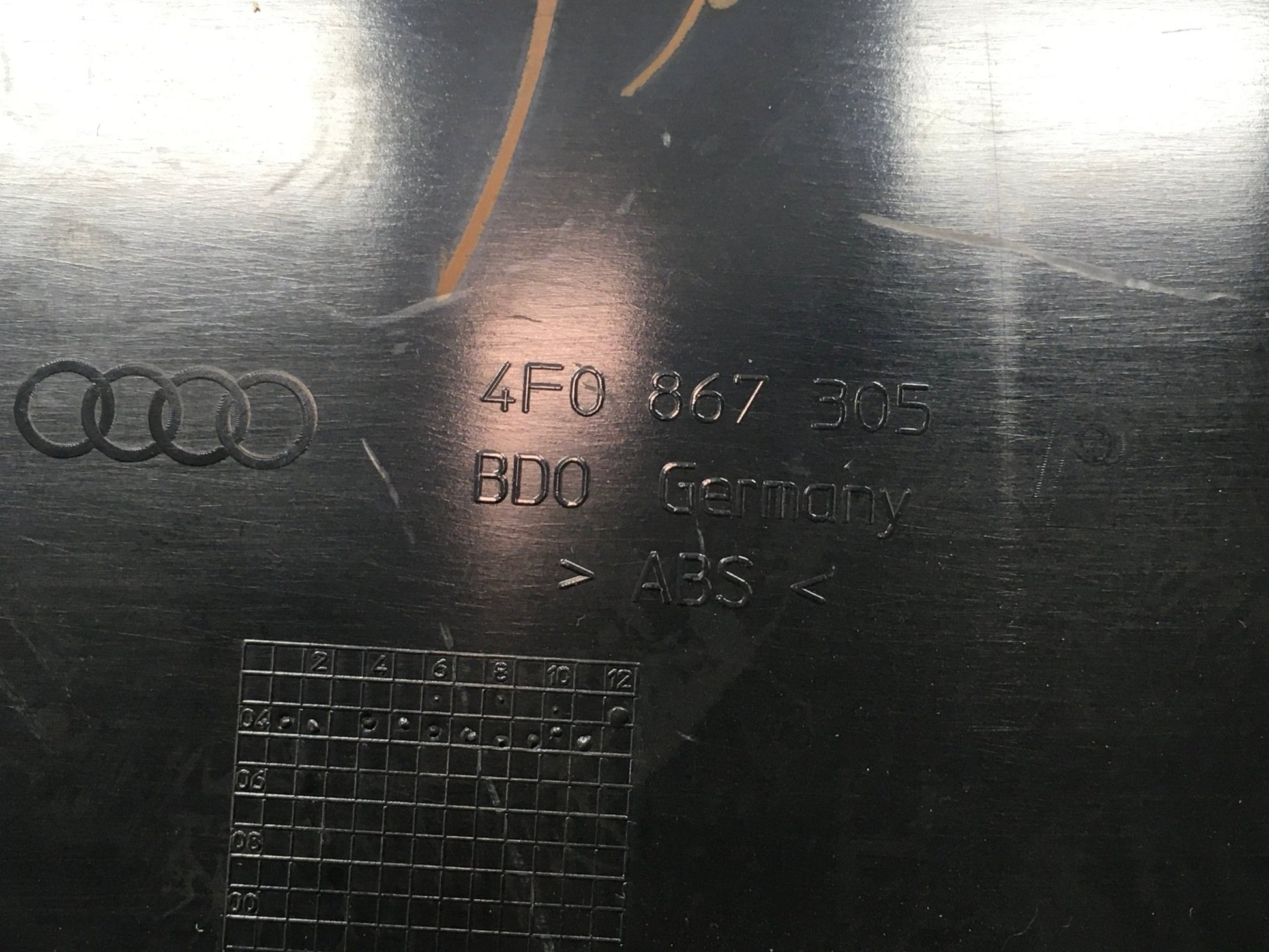 Panel Puerta tra izq Audi A6 C6 - 4F0867305