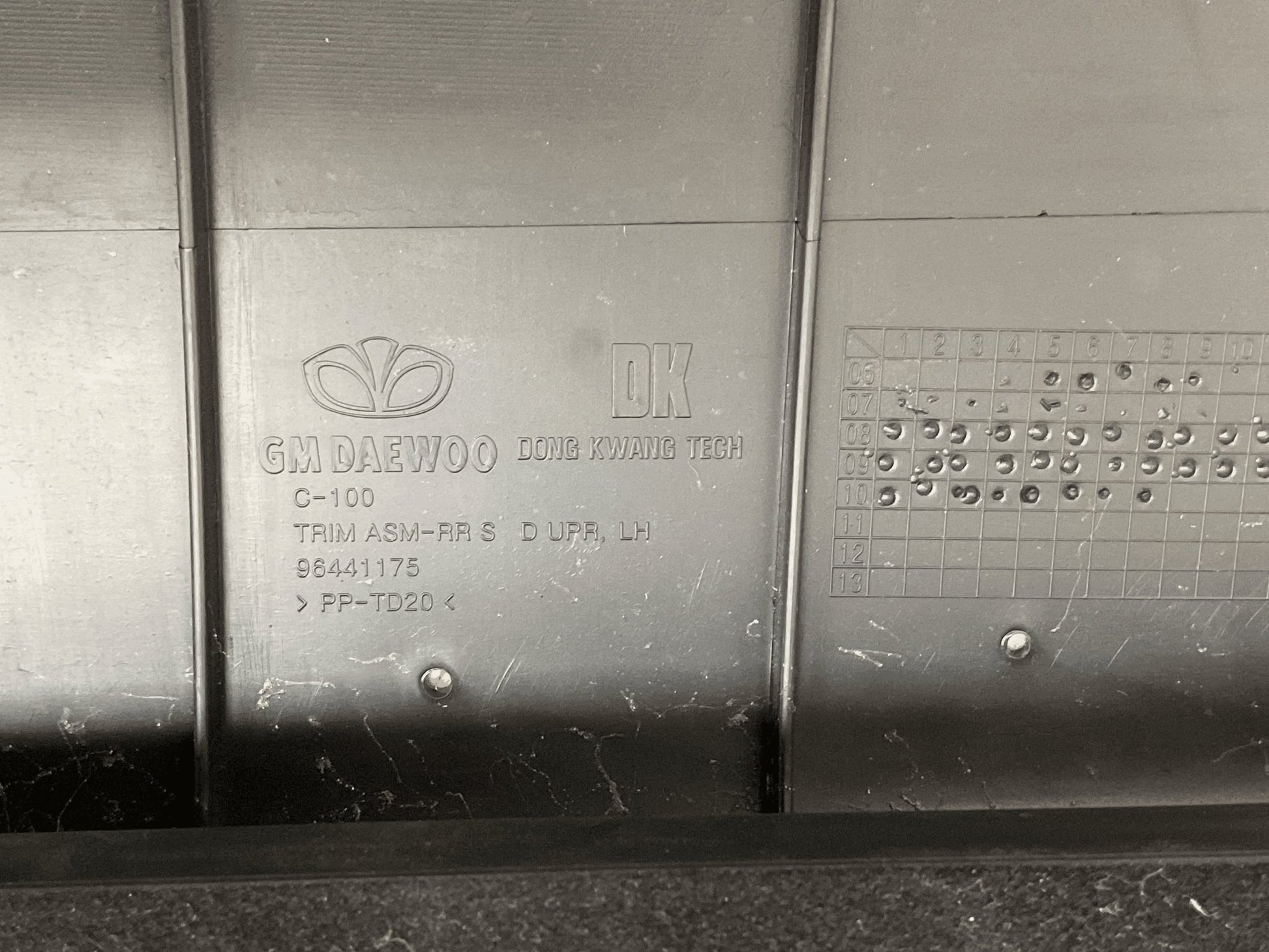 Panel Puerta tra izq Chevrolet Captiva - 96441175