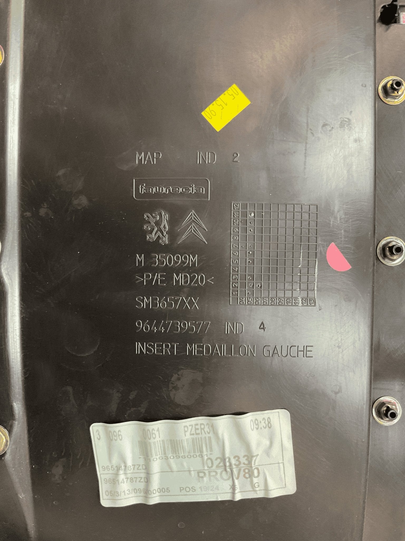 Panel Puerta tra izq Citroen C6 9644739577 - 9644739577