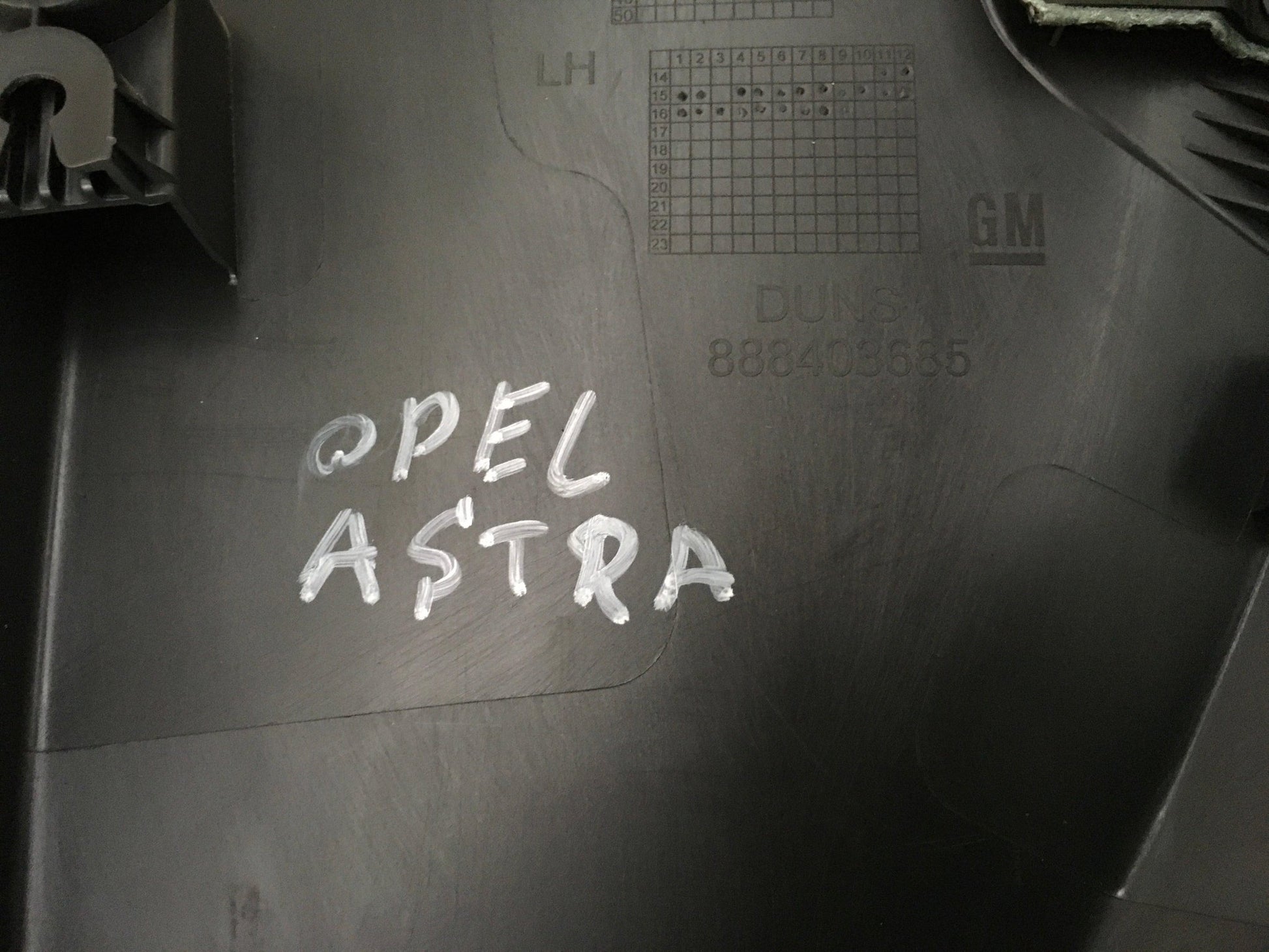 Panel puertas delanteras Opel Astra K - 39145577