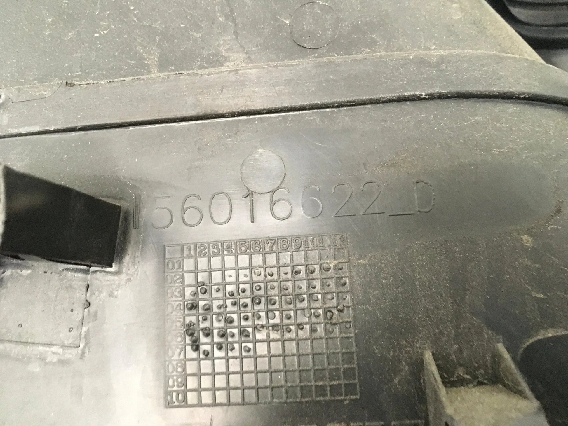 Panel trasero izquierdo Renault Megane II